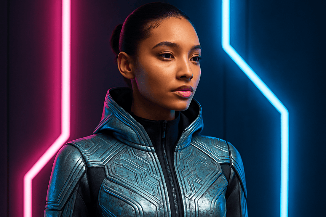 KI-Design trifft Neon-Ästhetik: Zukunft der Mode - Brezno