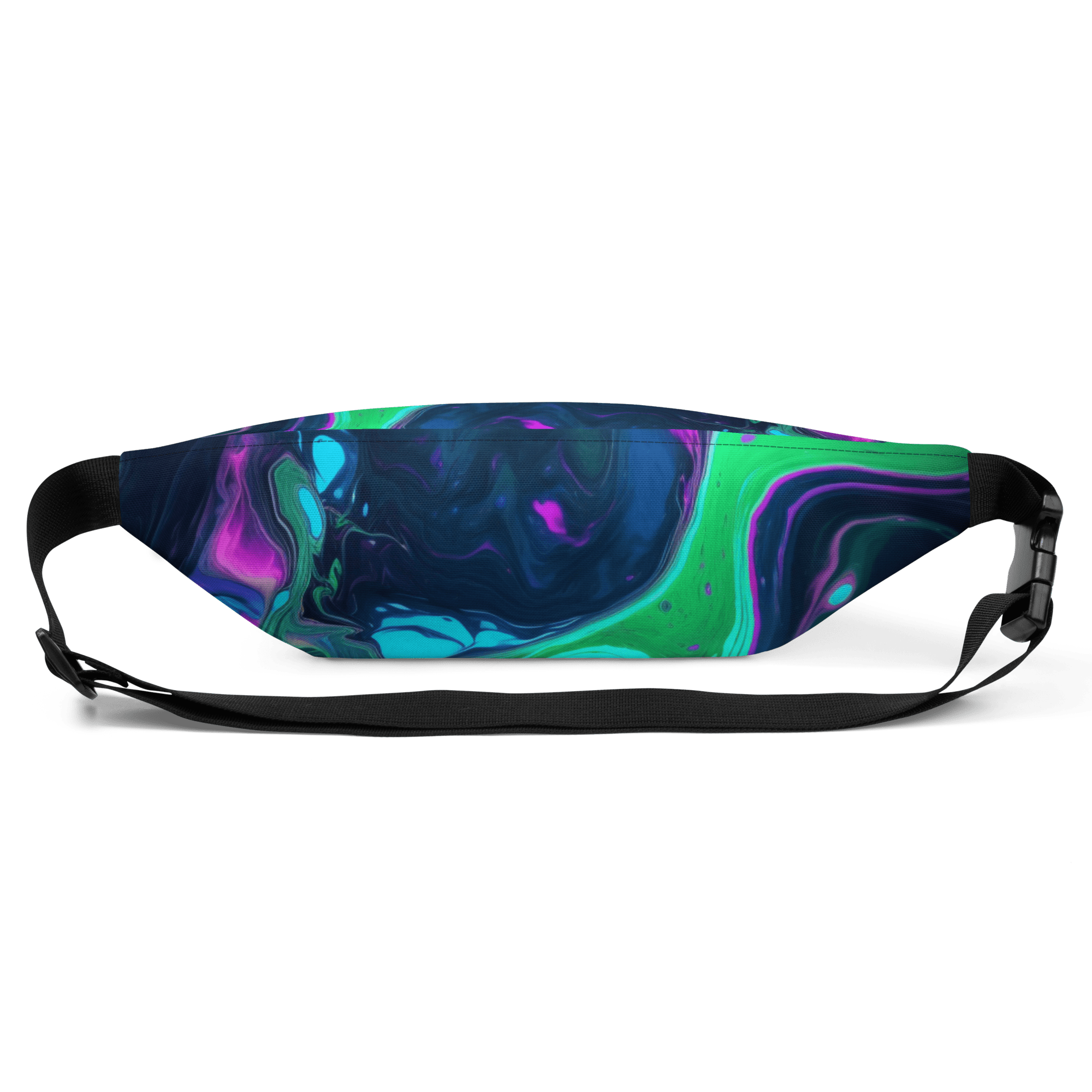 Neon - Wave Gürteltasche mit Allover - Print - Festival Hüfttasche für Streetwear Fans von Brezno – Streetwear von Brezno | Bauchtasche