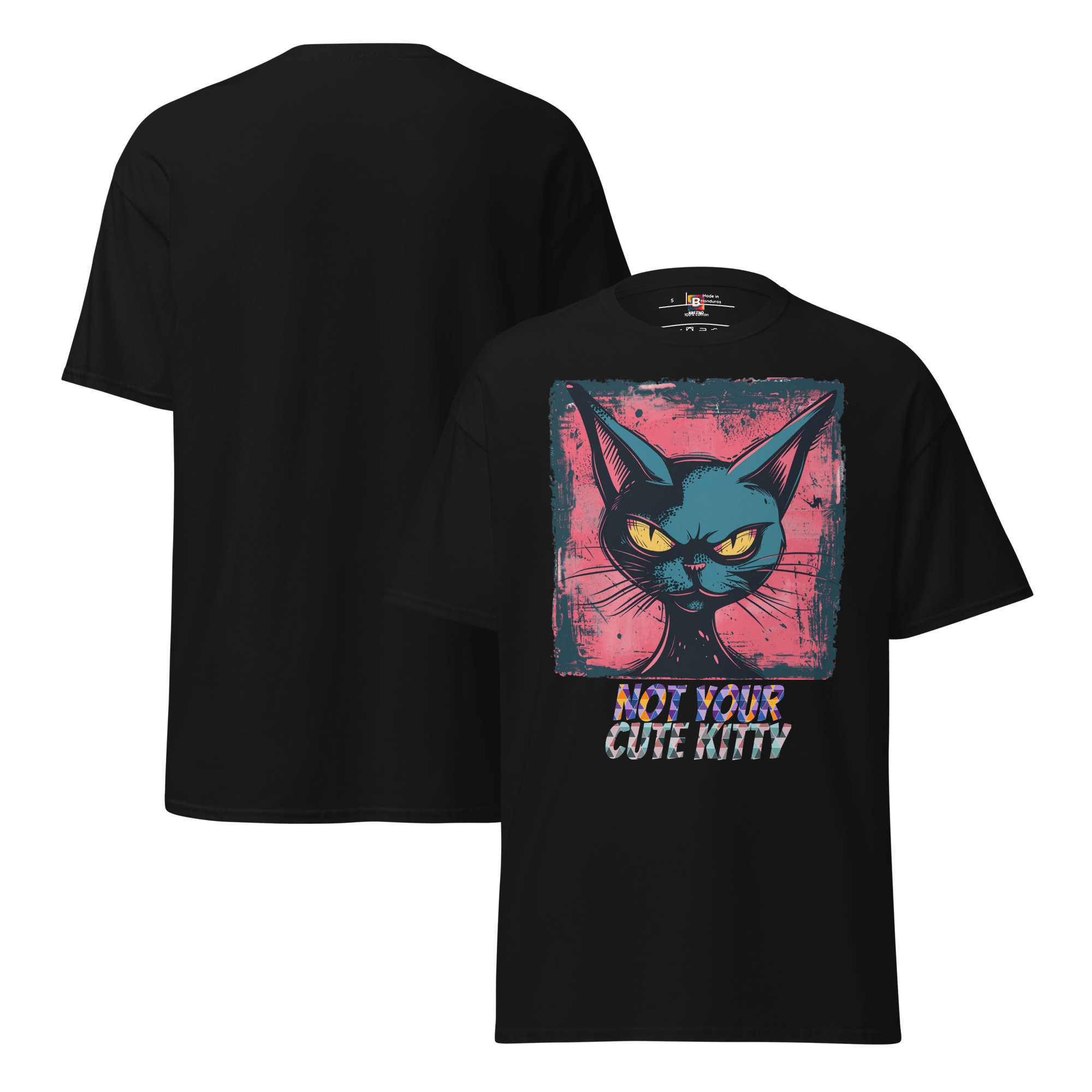 Not Your Cute Kitty - Freches Katzen T-Shirt für Damen & Herren | Lustig, stylisch und auffällig von Brezno – Streetwear von Brezno | Streetwear T-Shirt