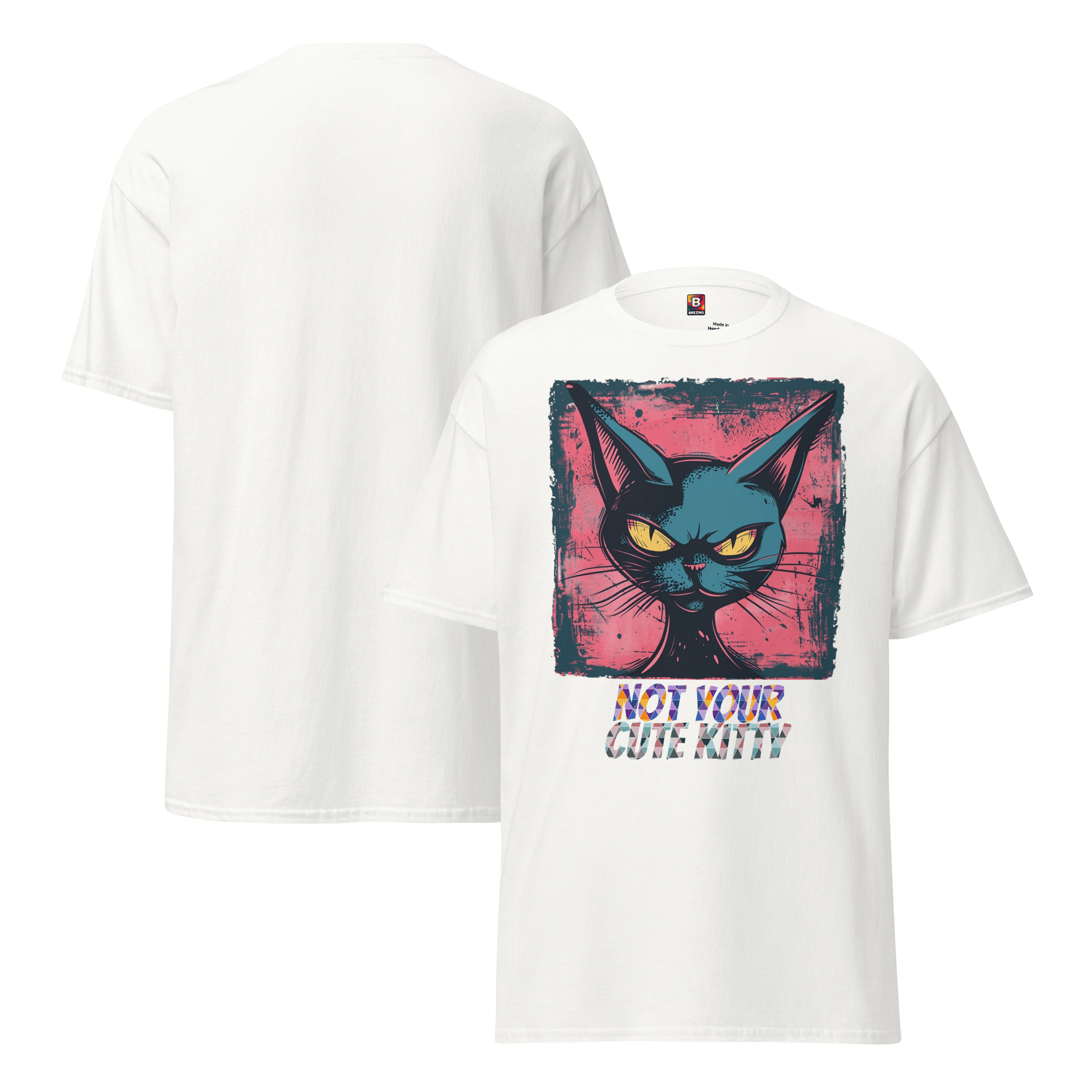 Not Your Cute Kitty - Freches Katzen T-Shirt für Damen & Herren | Lustig, stylisch und auffällig von Brezno – Streetwear von Brezno | Streetwear T-Shirt