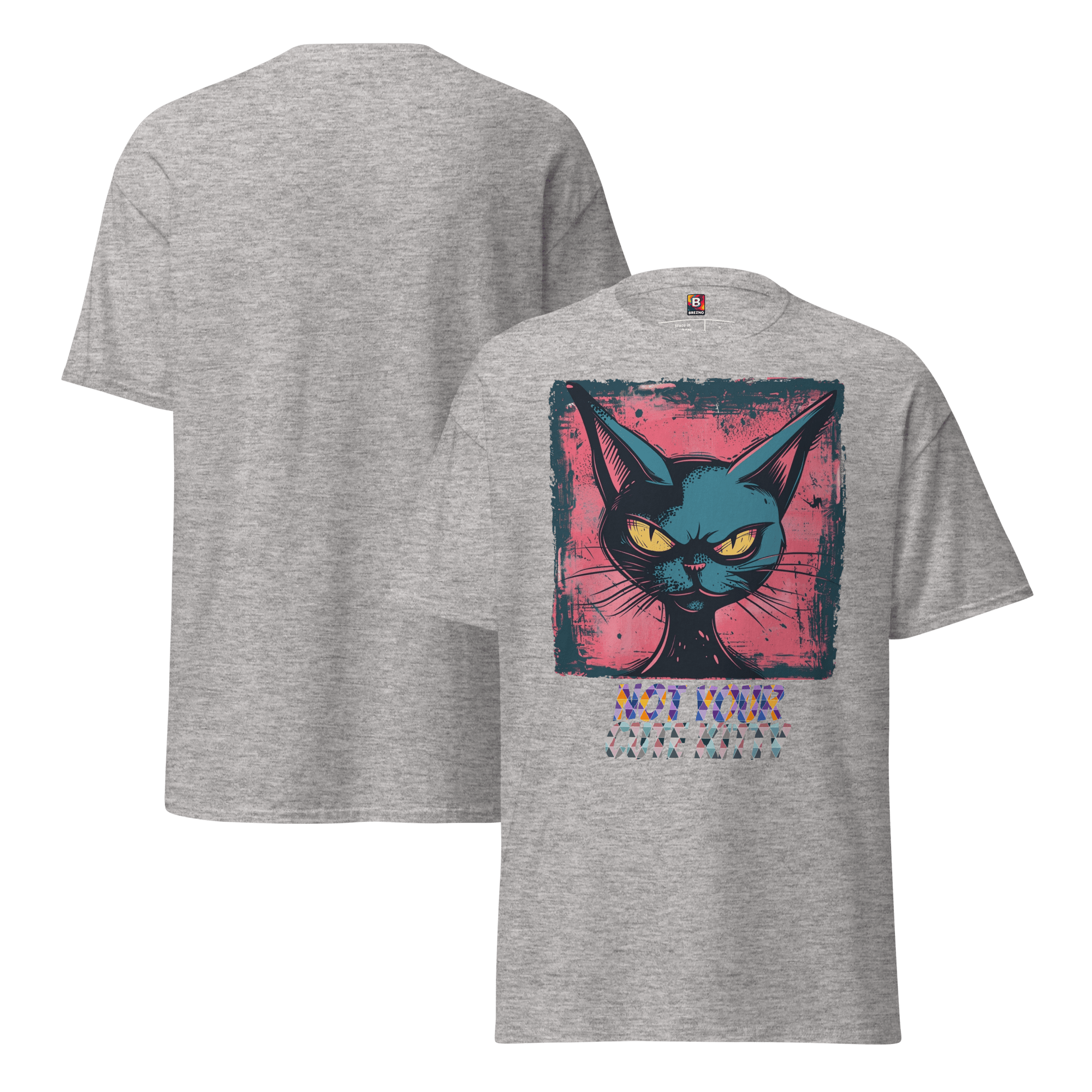Not Your Cute Kitty - Freches Katzen T-Shirt für Damen & Herren | Lustig, stylisch und auffällig von Brezno – Streetwear von Brezno | Streetwear T-Shirt