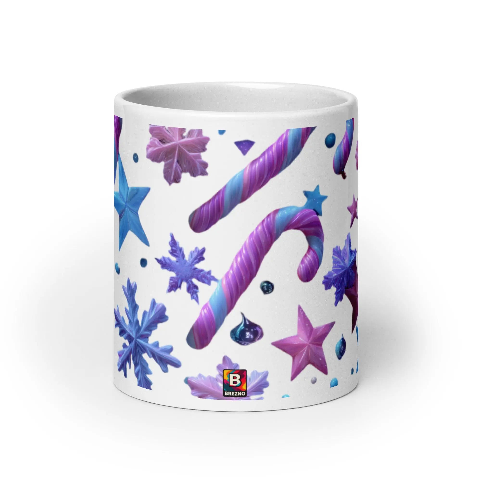 Bunte Galaxy Tasse – modernes Kunst-Design für Kaffee & Tee – von Brezno 