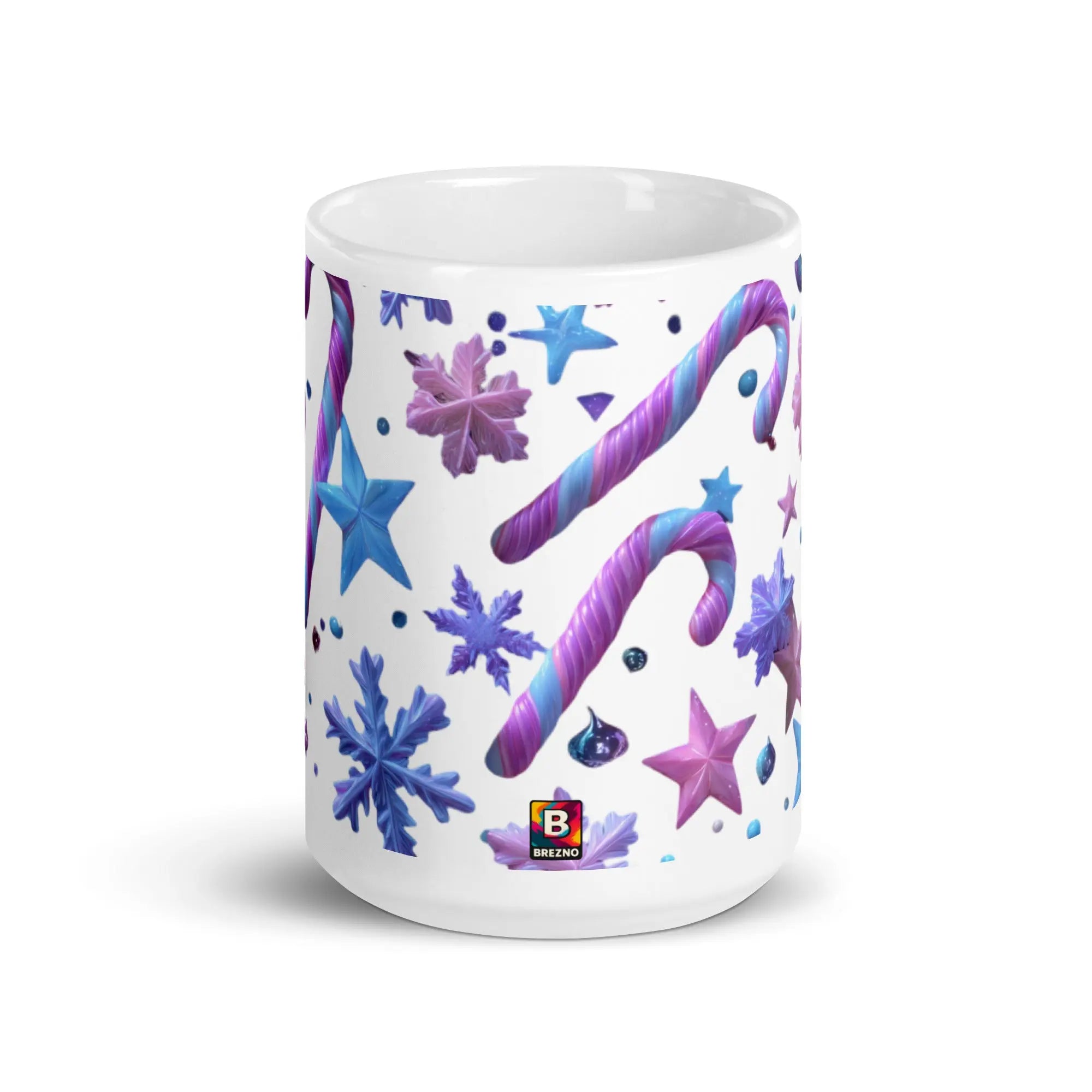 Bunte Galaxy Tasse – modernes Kunst-Design für Kaffee & Tee – von Brezno 
