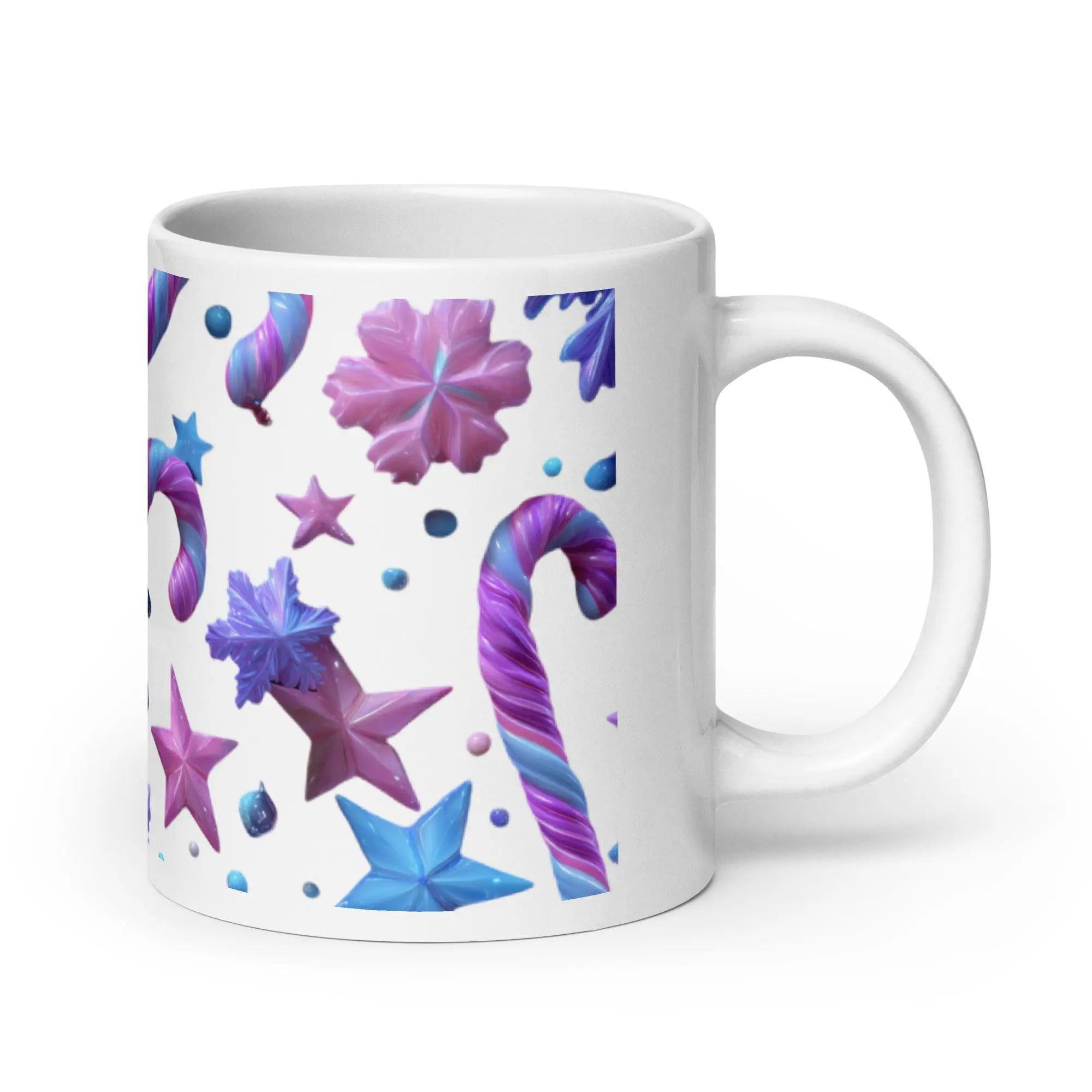 Bunte Galaxy Tasse – modernes Kunst-Design für Kaffee & Tee – von Brezno 