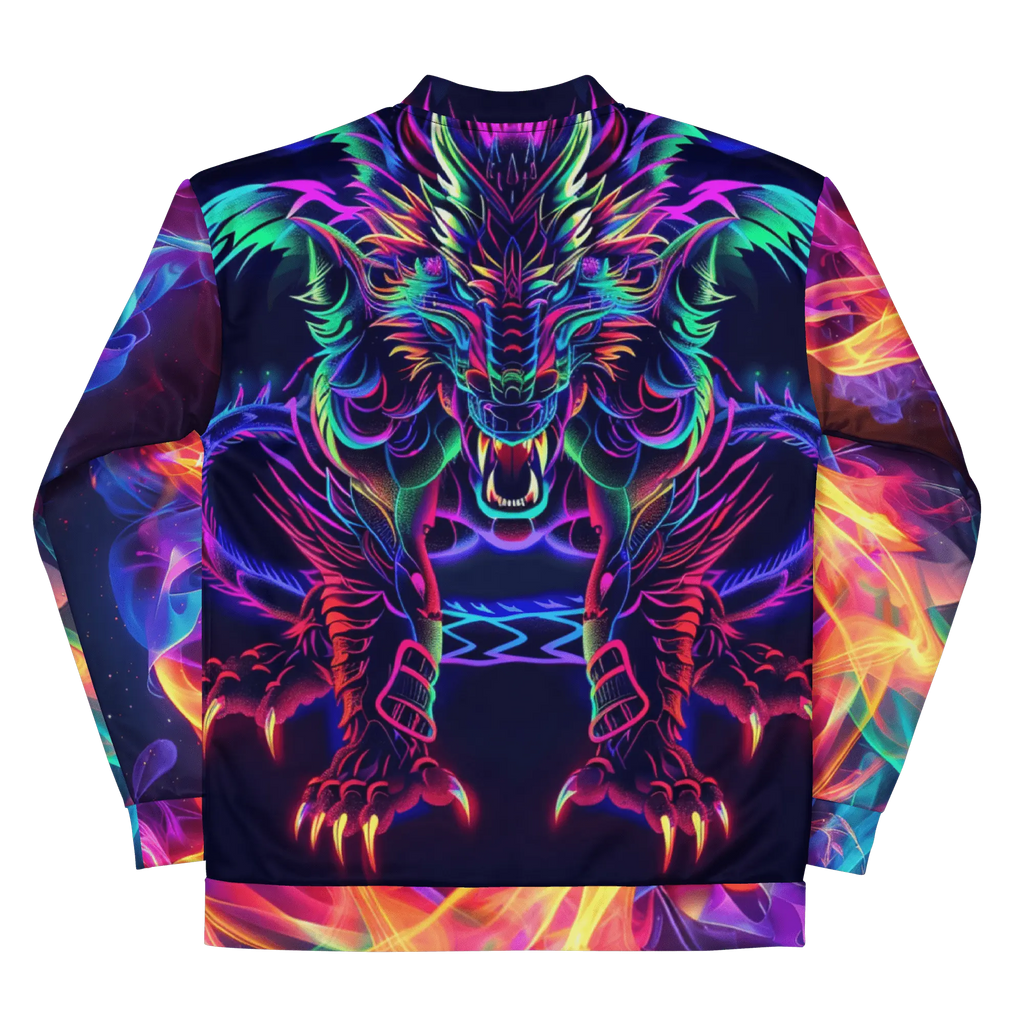 Chimären-Wolf Bomberjacke: Festival-ready Unisex Hingucker 