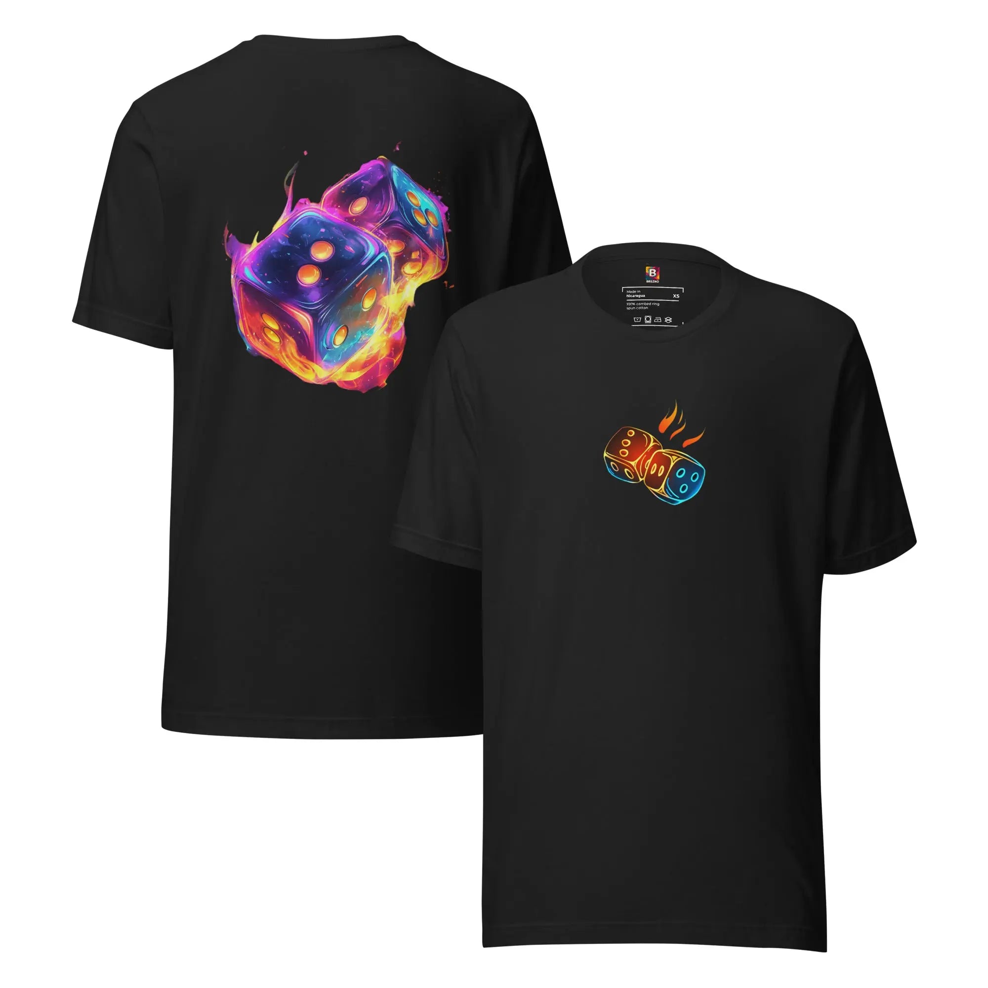 Cosmic Burst Backprint T-Shirt – von Brezno 