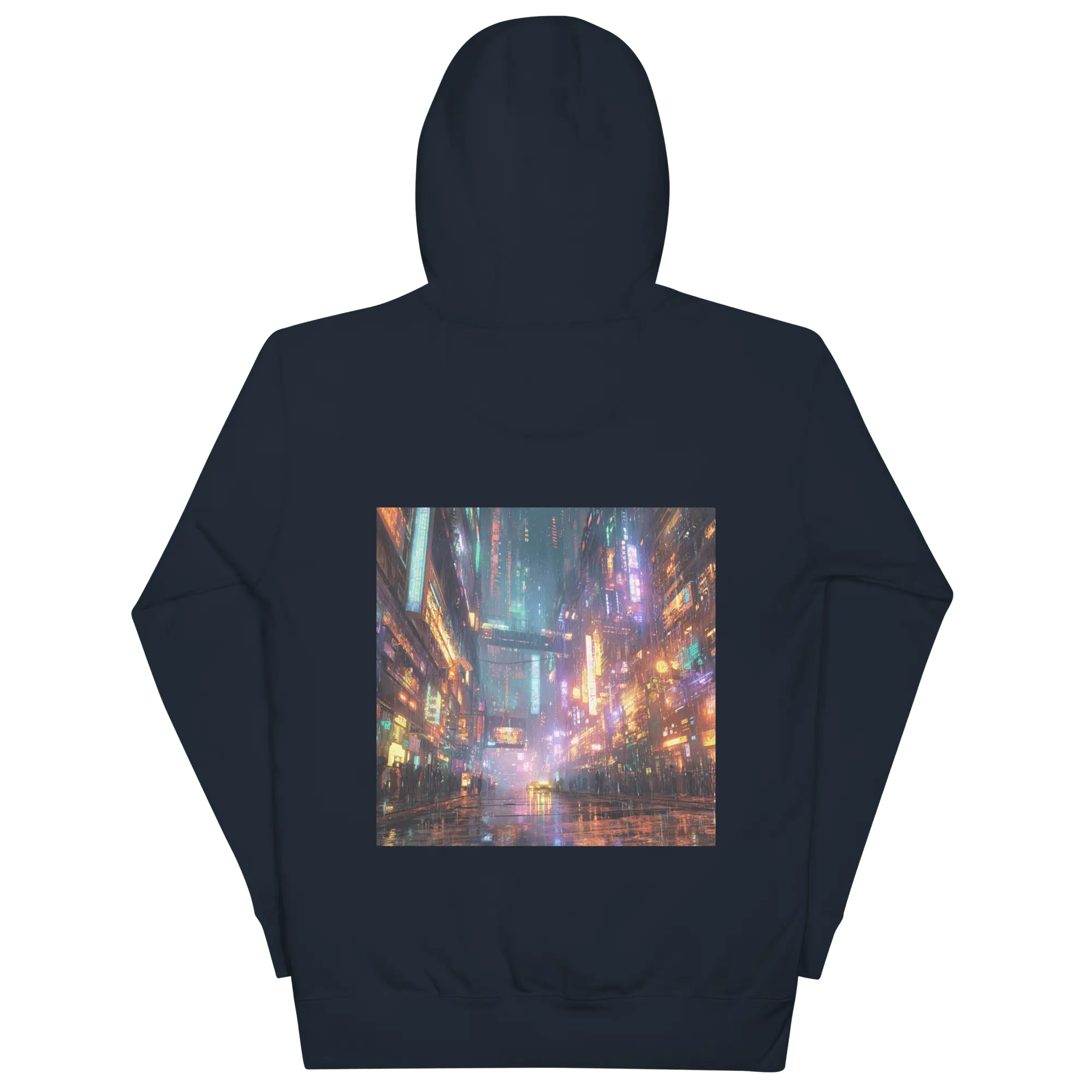 Cyberpunk Neon Hoodie: Futuristischer Blickfang für Streetstyle-Fans 