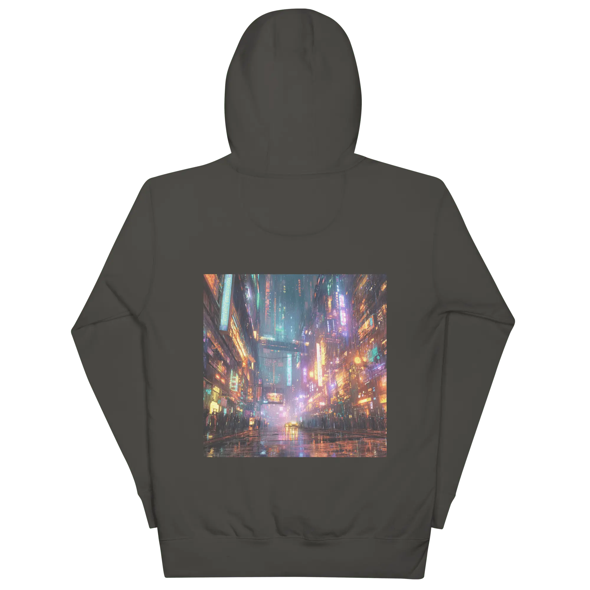 Cyberpunk Neon Hoodie: Futuristischer Blickfang für Streetstyle-Fans 