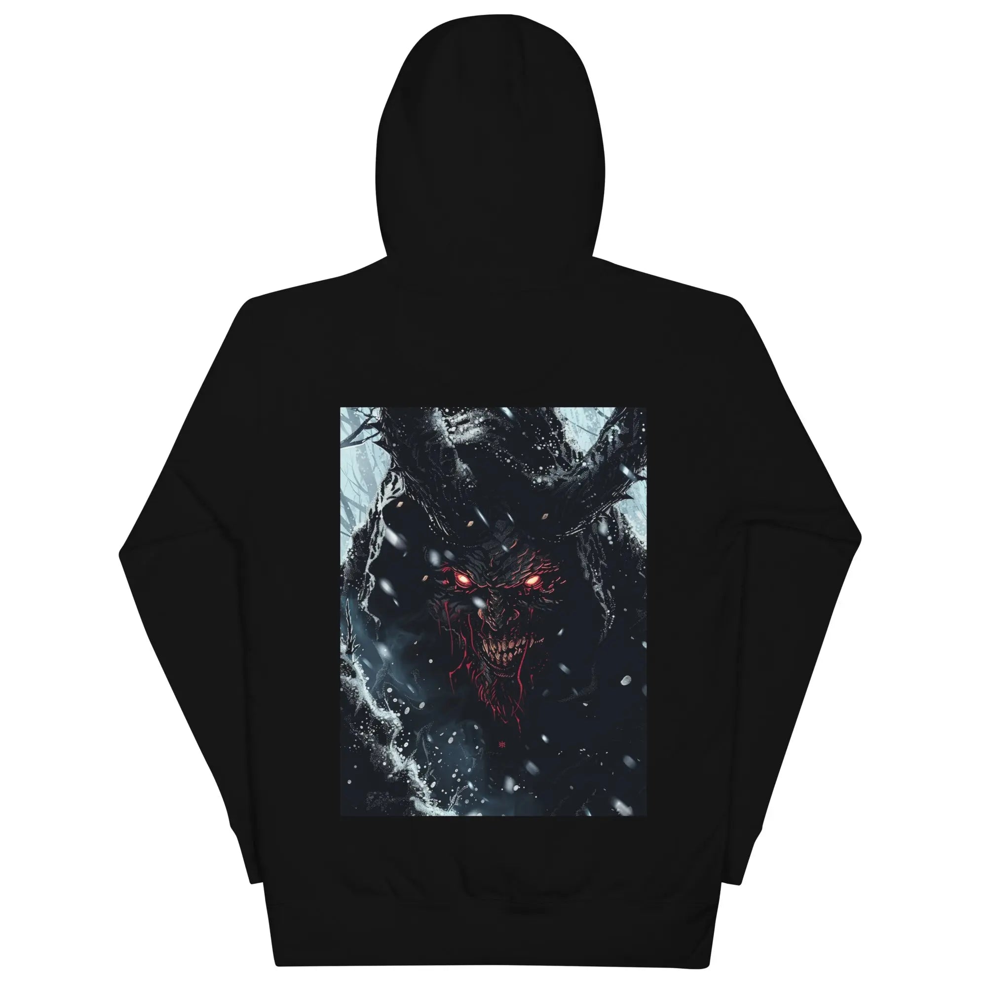 Dark Skull Hoodie – düsteres Horror-Design im Galaxy-Stil – von Brezno 