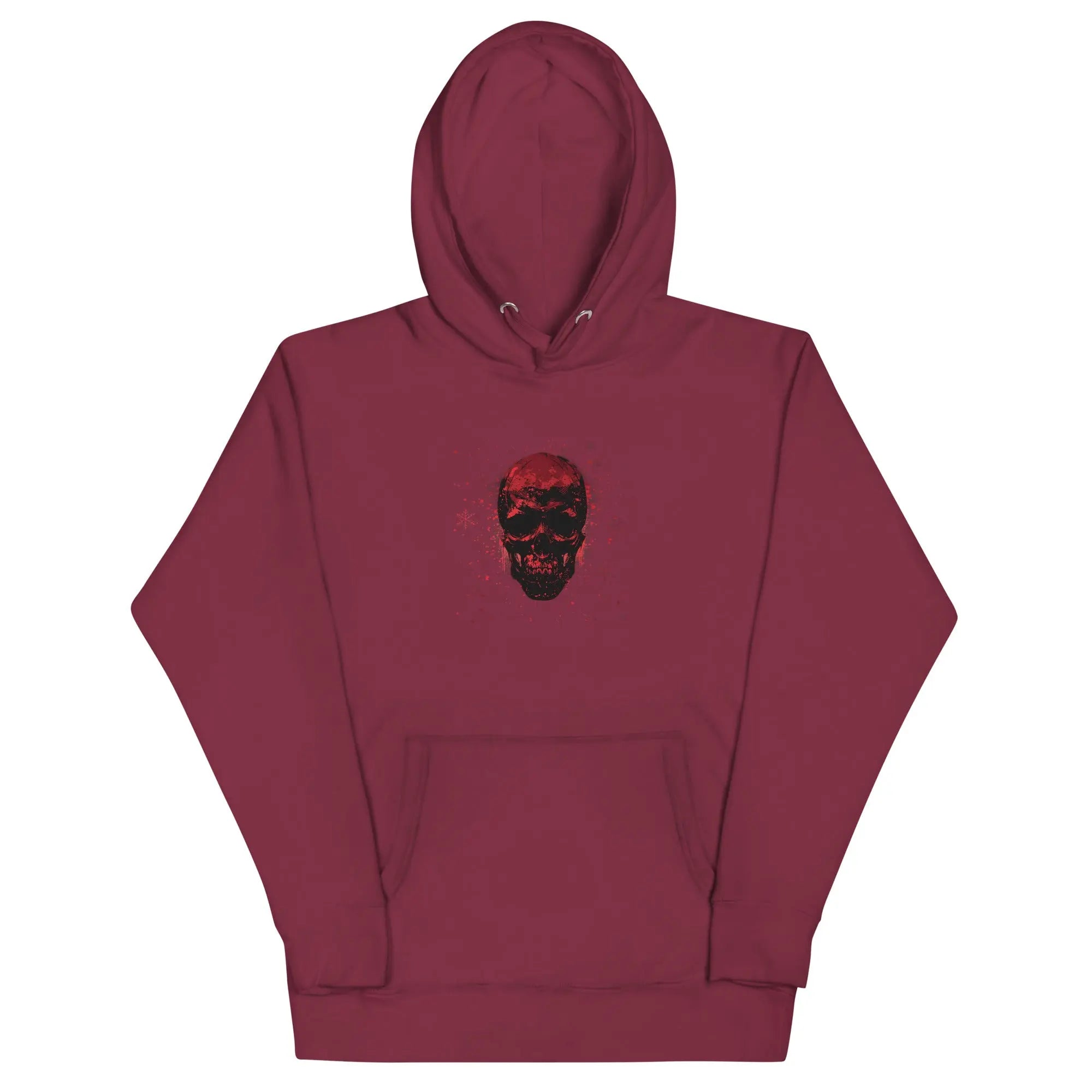 Dark Skull Hoodie – düsteres Horror-Design im Galaxy-Stil – von Brezno 