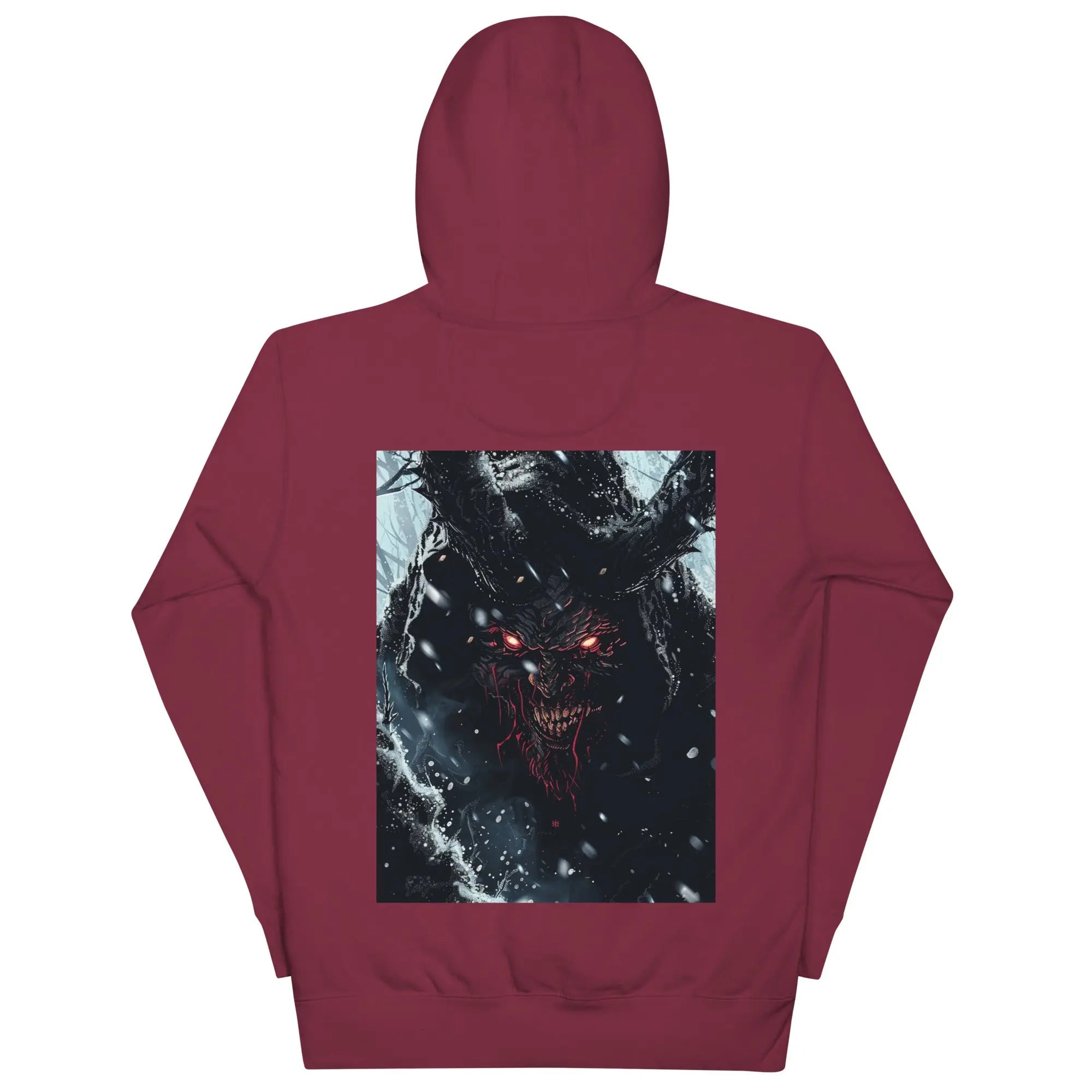 Dark Skull Hoodie – düsteres Horror-Design im Galaxy-Stil – von Brezno 