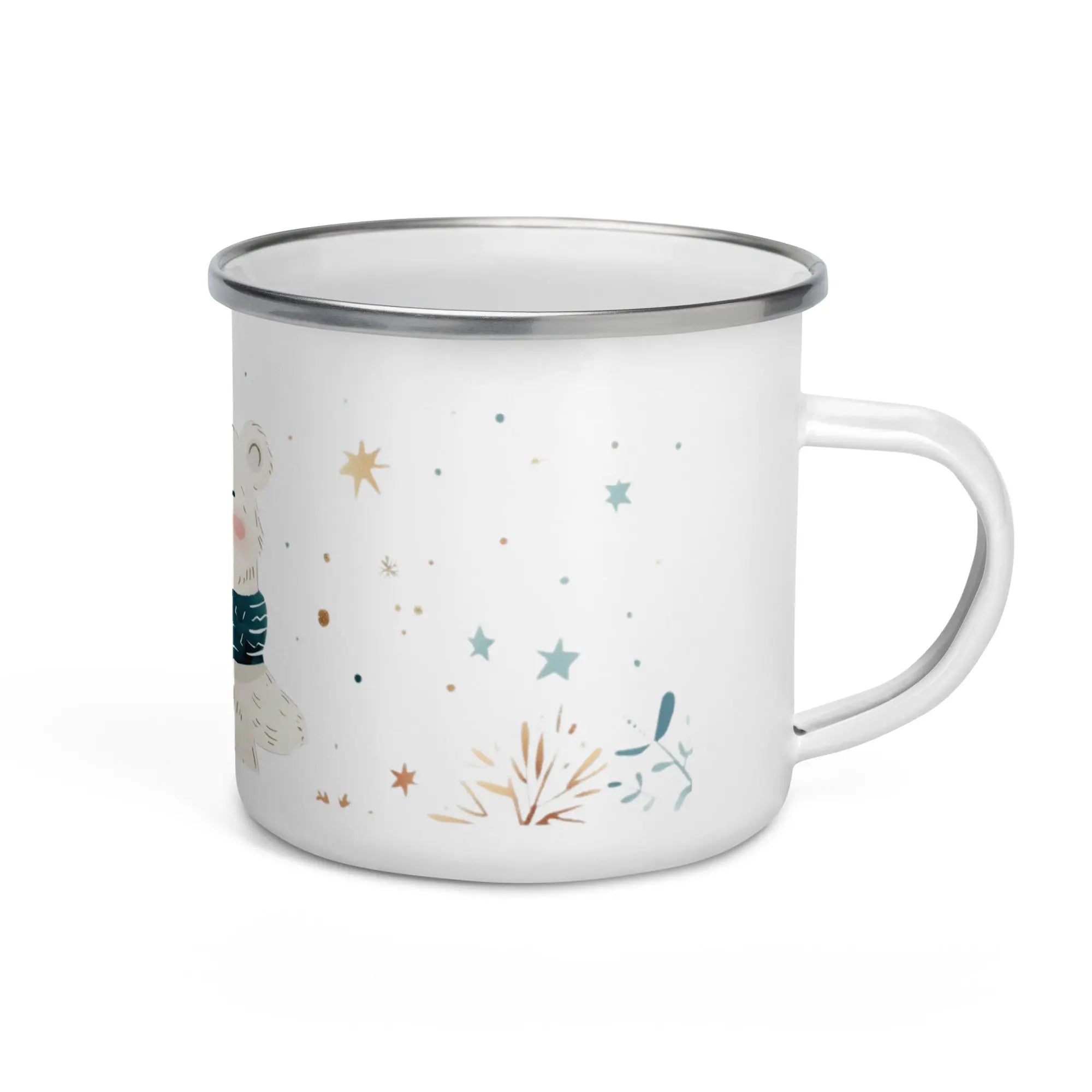 Emaille-Tasse „Winterbär“ – von Brezno 