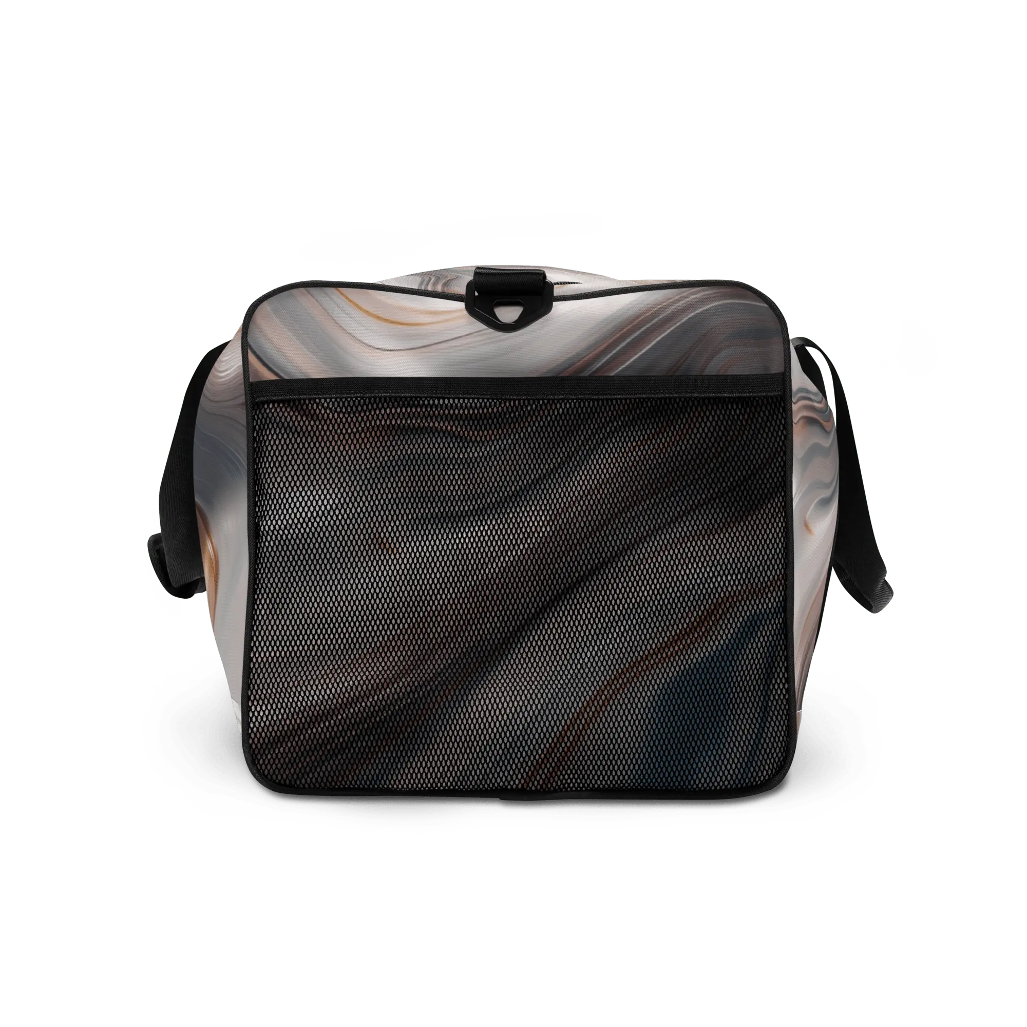 Fluid Wave Duffle Bag – Stylische 50L Weekender-Tasche mit abstraktem Allover-Design von Brezno 