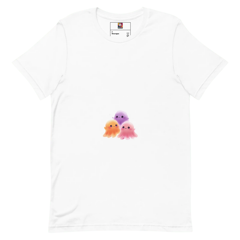 Halloween Kawaii Geistershirt – Pastell Unisex von Brezno 