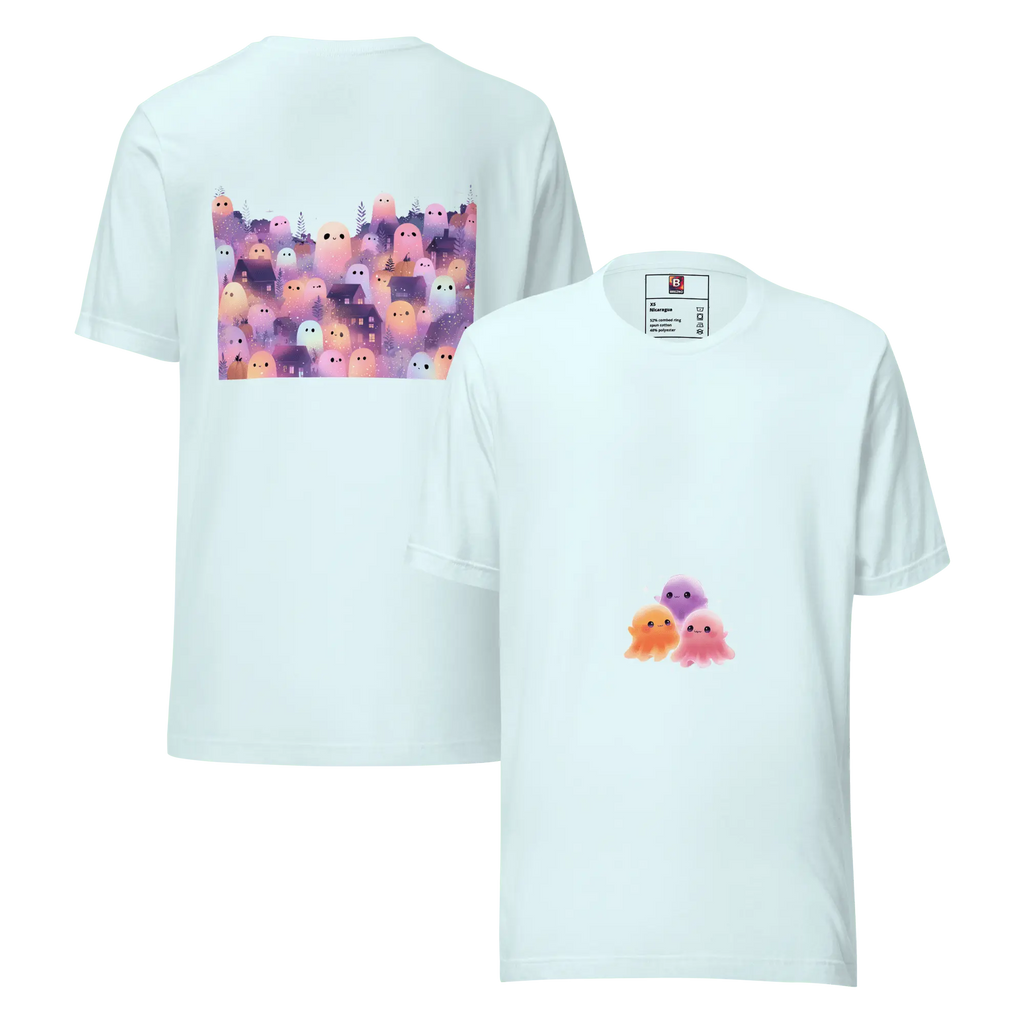 Halloween Kawaii Geistershirt – Pastell Unisex von Brezno 