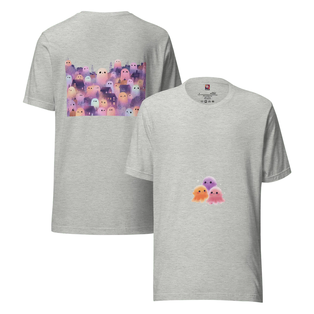 Halloween Kawaii Geistershirt – Pastell Unisex von Brezno 