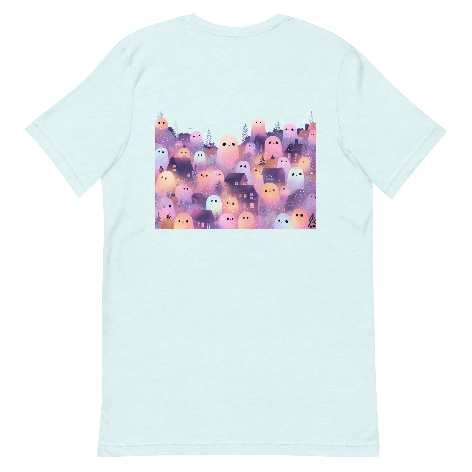 Halloween Kawaii Geistershirt – Pastell Unisex von Brezno 