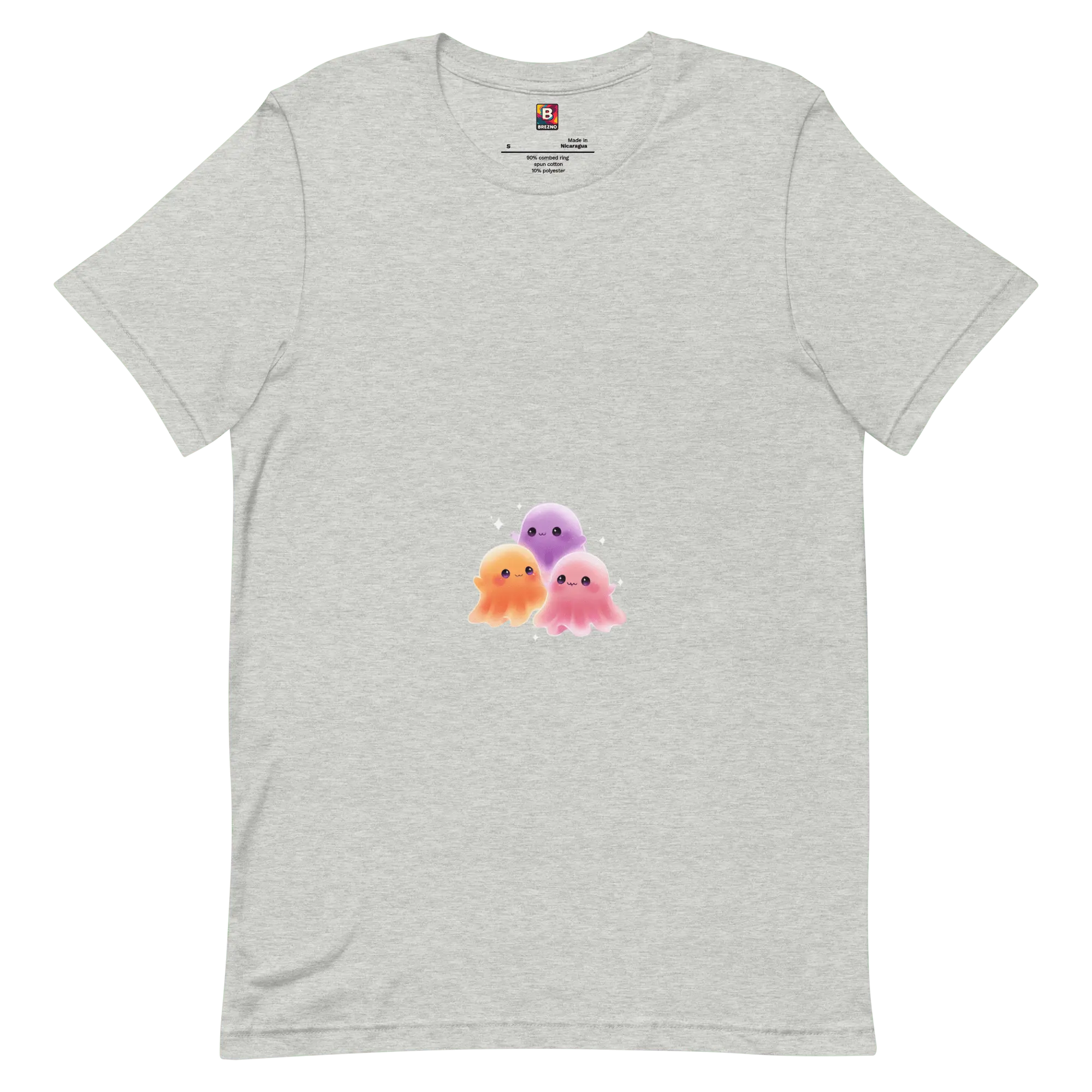 Halloween Kawaii Geistershirt – Pastell Unisex von Brezno 