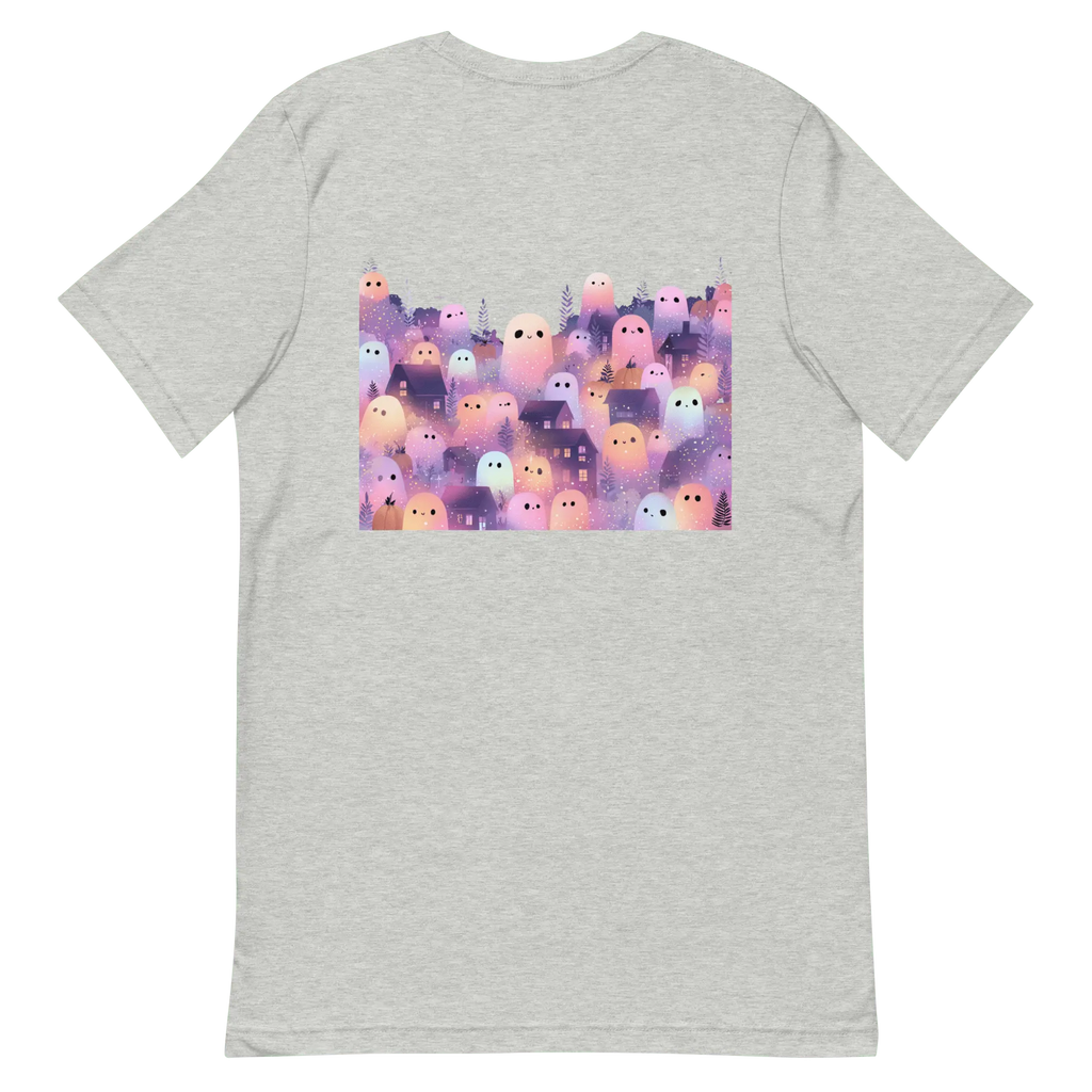 Halloween Kawaii Geistershirt – Pastell Unisex von Brezno 