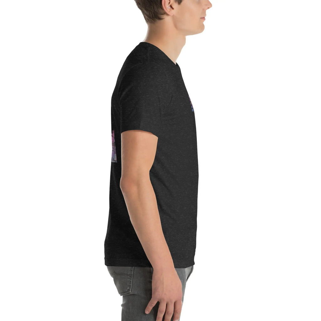 Neon Builder Streetwear T-Shirt – Front Icon & Urban Back Print – von Brezno 