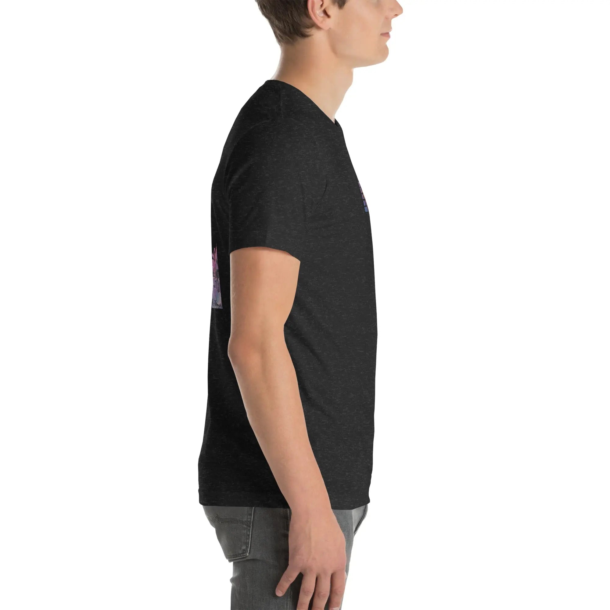 Neon Builder Streetwear T-Shirt – Front Icon & Urban Back Print – von Brezno 