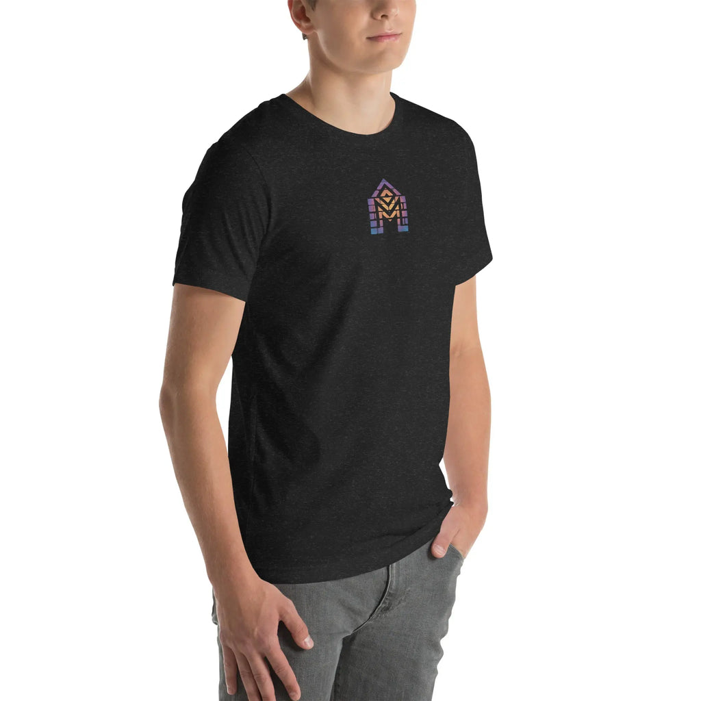 Neon Builder Streetwear T-Shirt – Front Icon & Urban Back Print – von Brezno 
