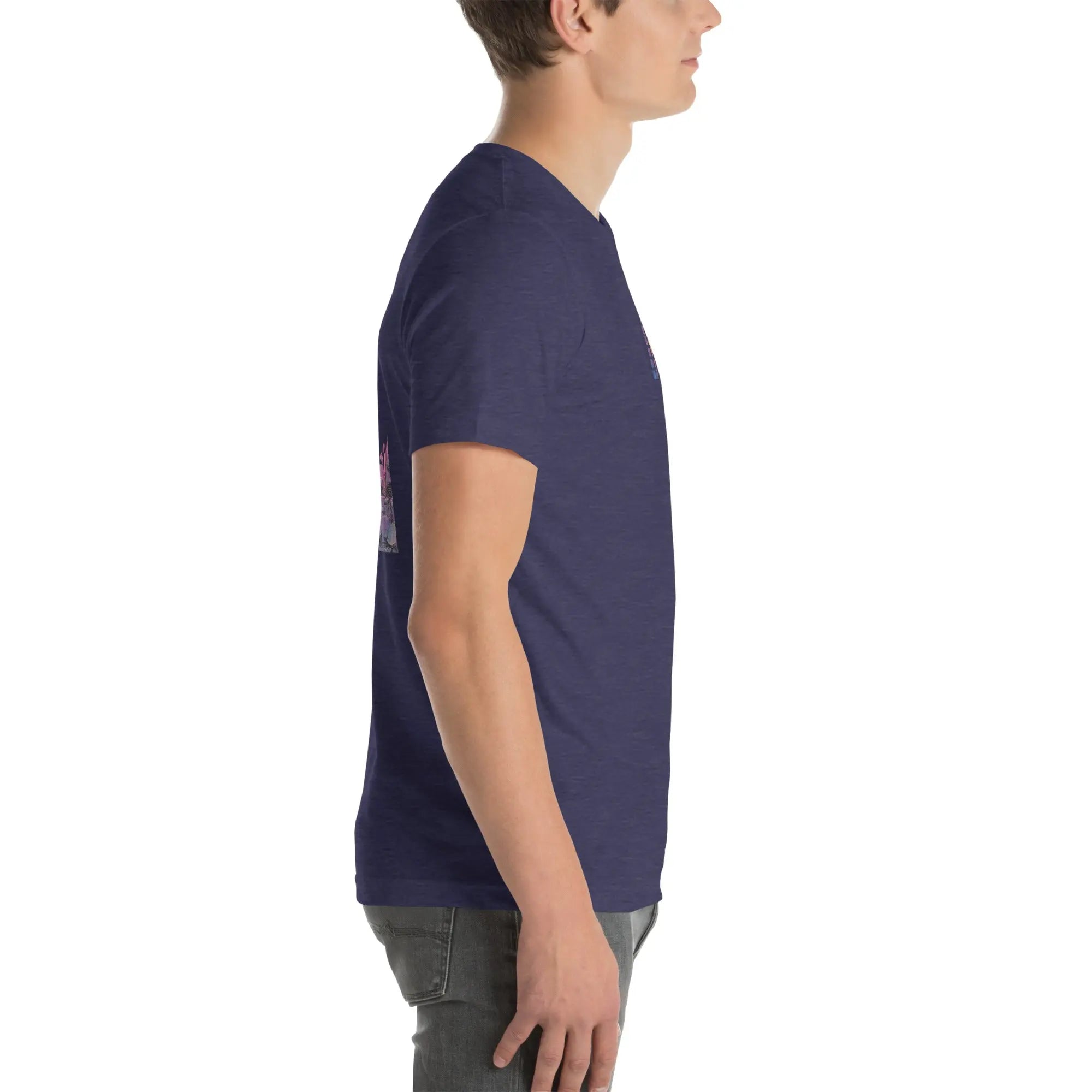 Neon Builder Streetwear T-Shirt – Front Icon & Urban Back Print – von Brezno 
