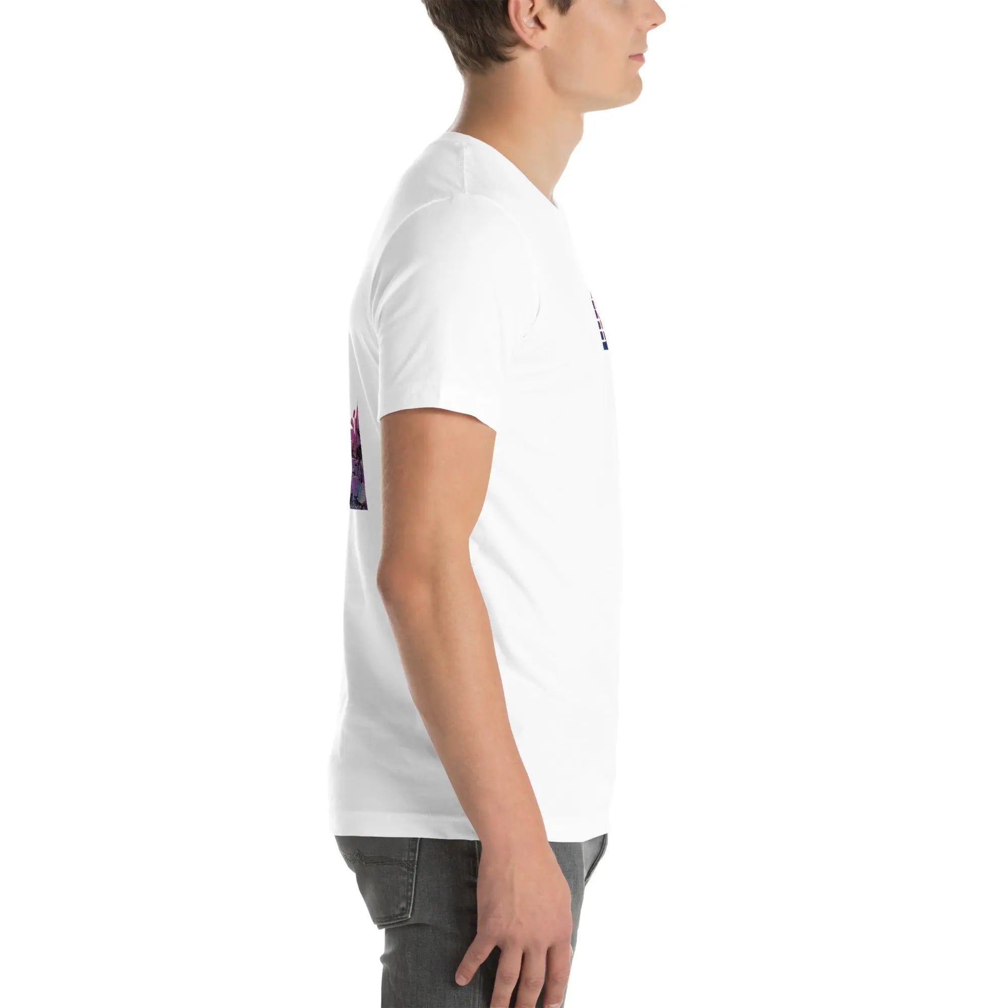 Neon Builder Streetwear T-Shirt – Front Icon & Urban Back Print – von Brezno 