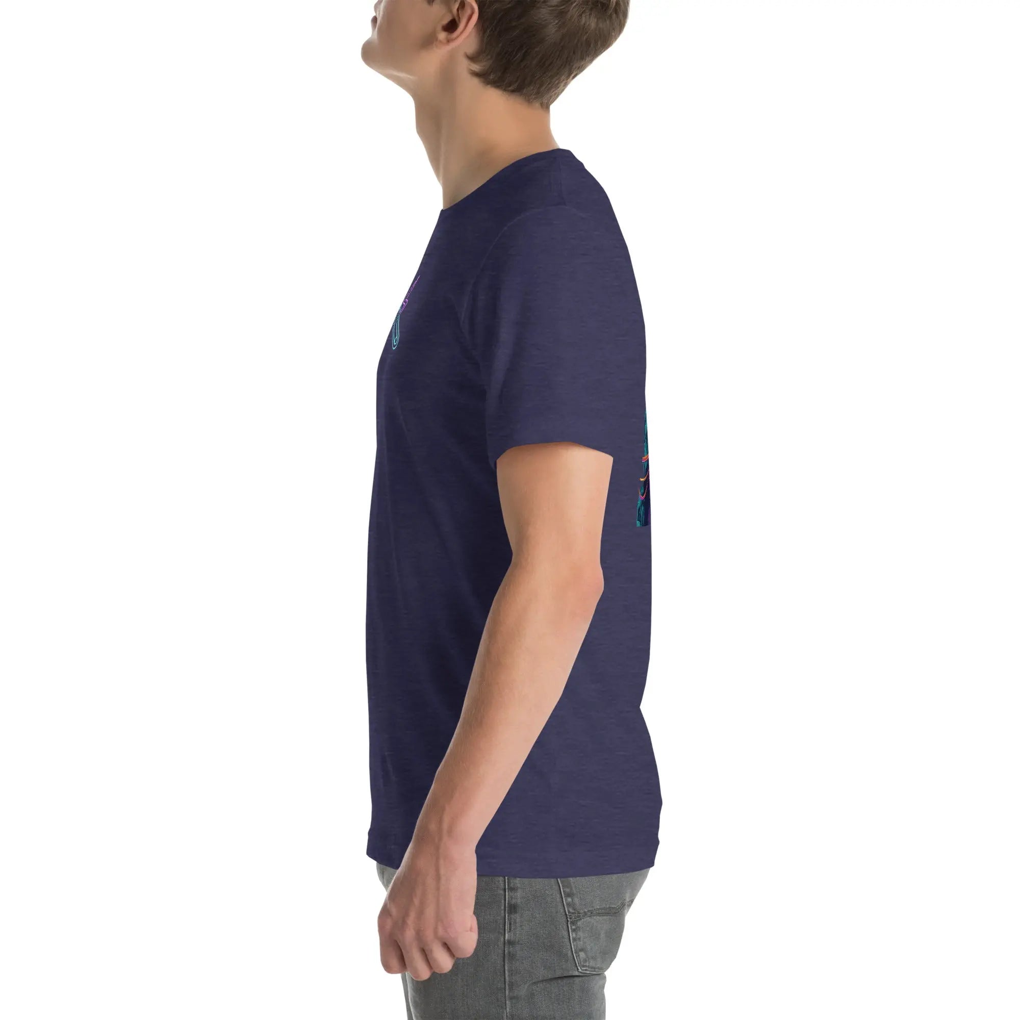 Neon Mechanic Streetwear T-Shirt – Front Icon & Back Art – von Brezno 