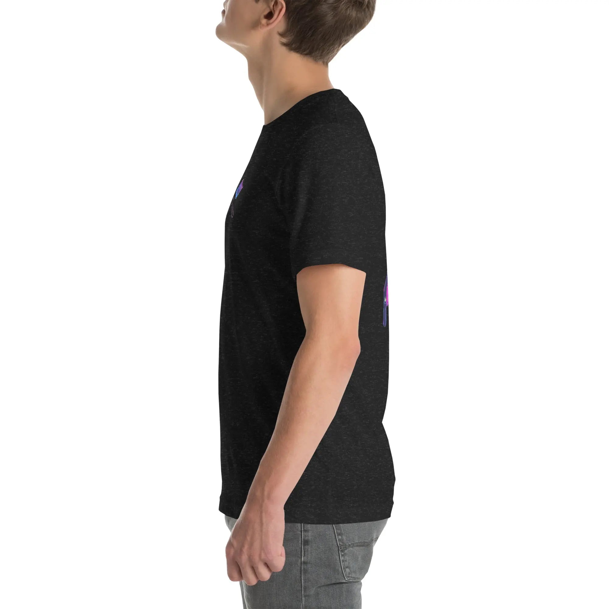 Neon Painter Streetwear T-Shirt – Front Icon & Urban Back Print – von Brezno 