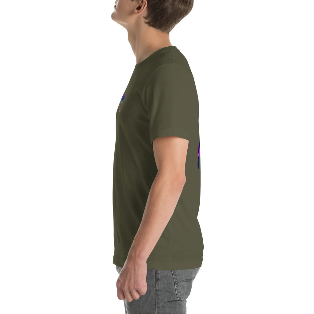 Neon Painter Streetwear T-Shirt – Front Icon & Urban Back Print – von Brezno 