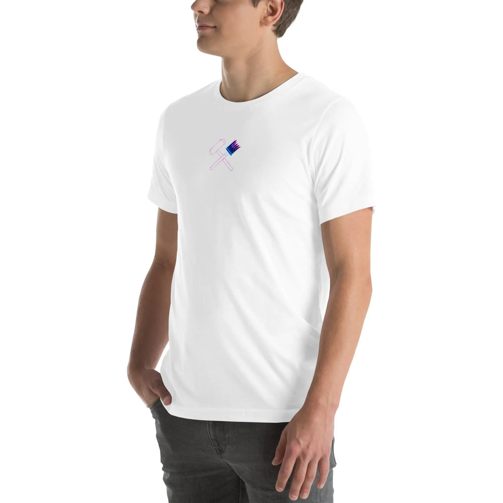 Neon Painter Streetwear T-Shirt – Front Icon & Urban Back Print – von Brezno 