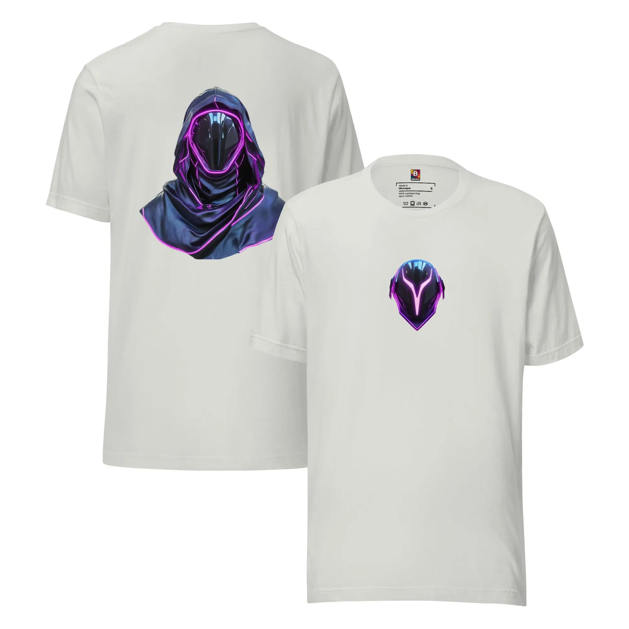 Neon Phantom Backprint T-Shirt – von Brezno 