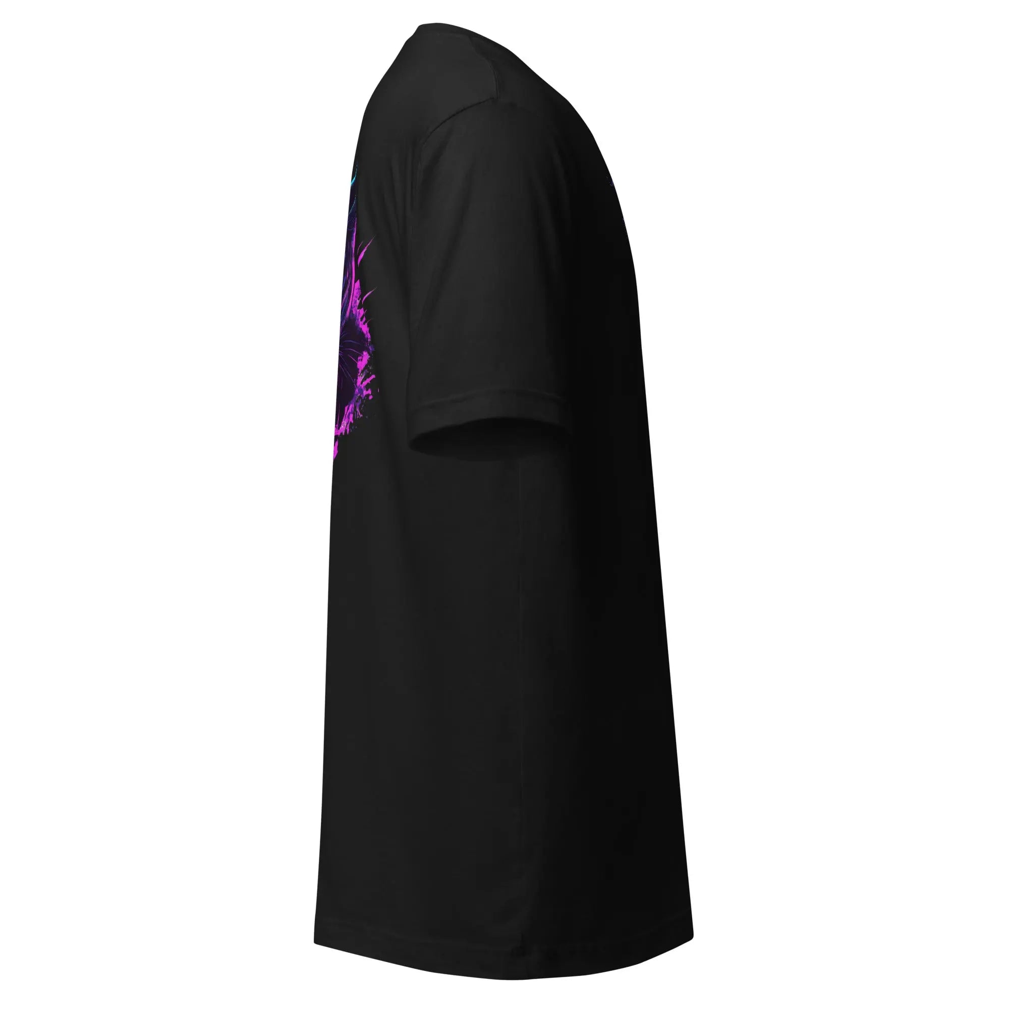 Neon Wolf Streetwear T Shirt mit Front Icon und starkem Backprint von Brezno 