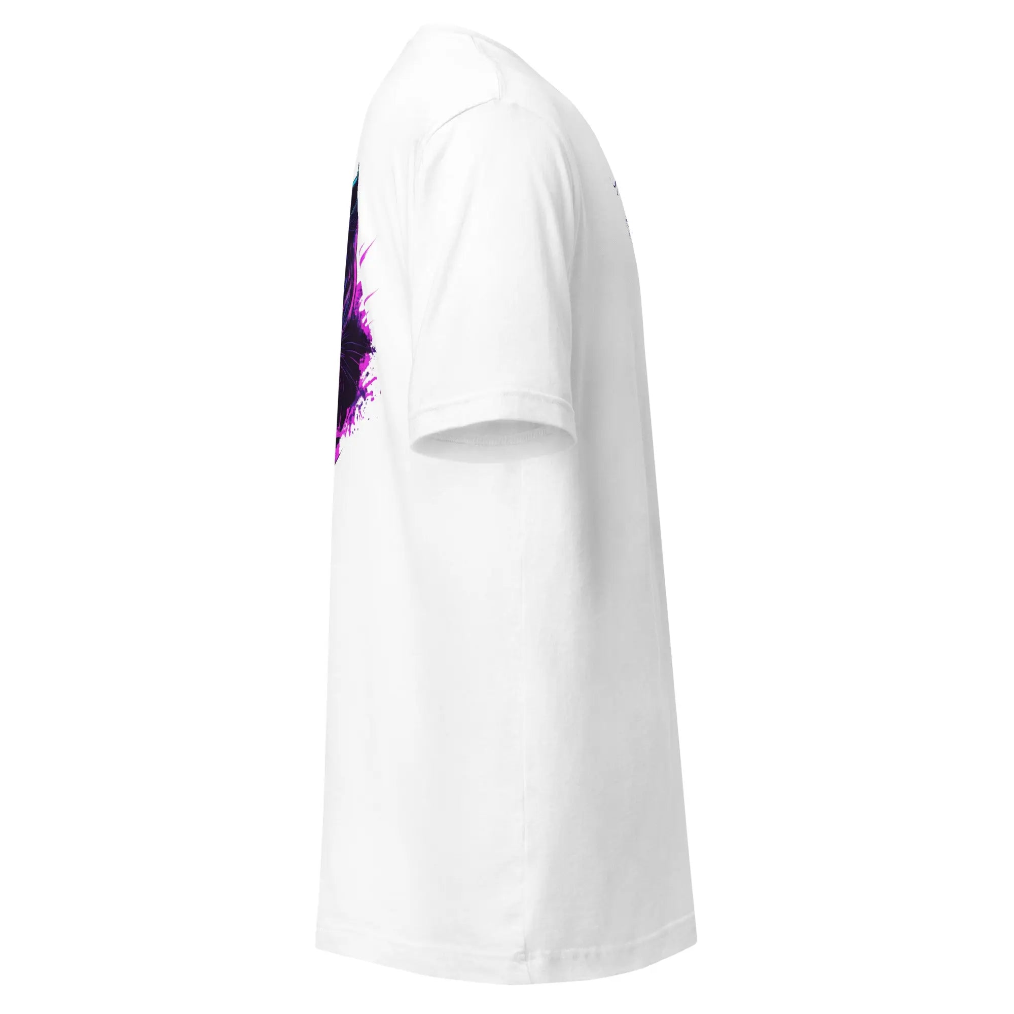 Neon Wolf Streetwear T Shirt mit Front Icon und starkem Backprint von Brezno 