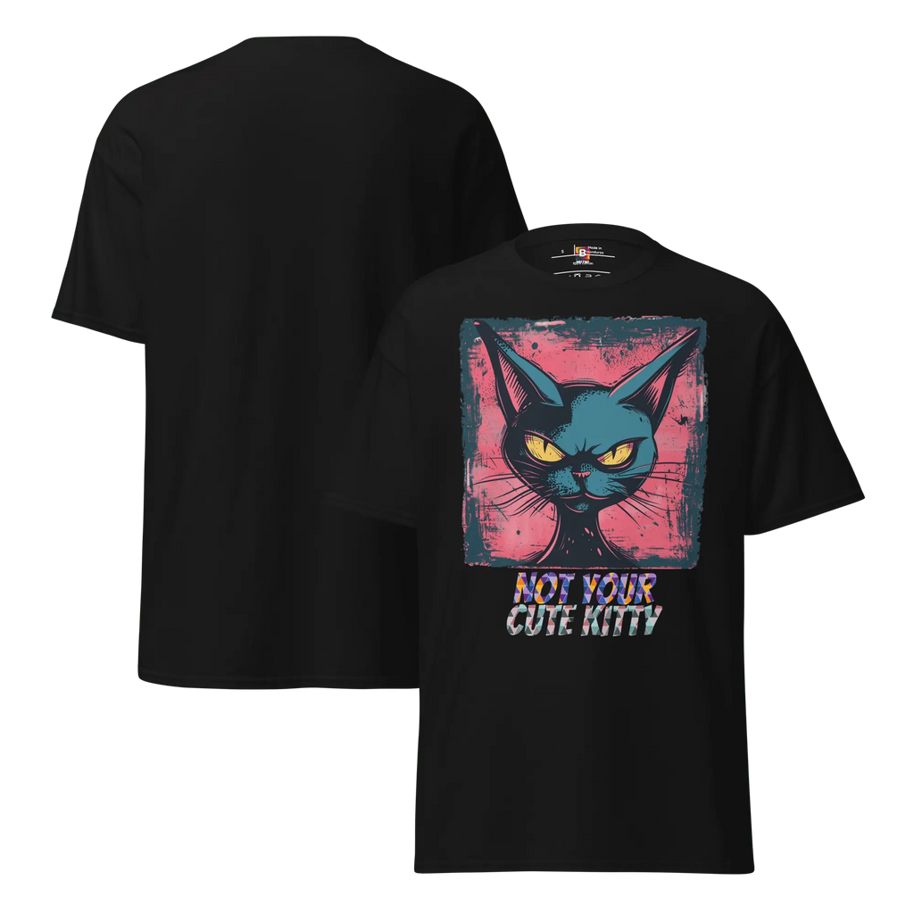 Not Your Cute Kitty - Freches Katzen T-Shirt für Damen & Herren | Lustig, stylisch und auffällig von Brezno 