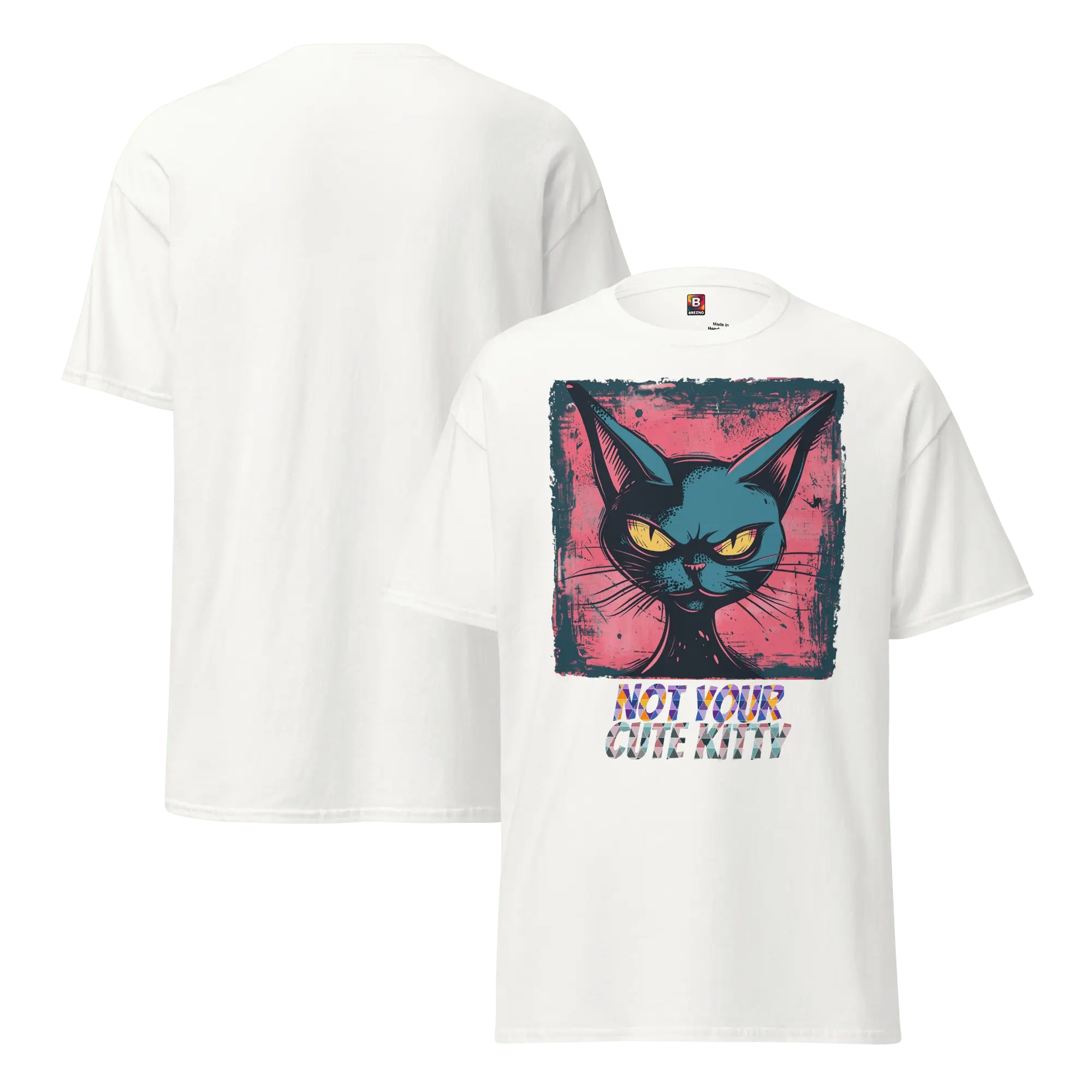 Not Your Cute Kitty - Freches Katzen T-Shirt für Damen & Herren | Lustig, stylisch und auffällig von Brezno 