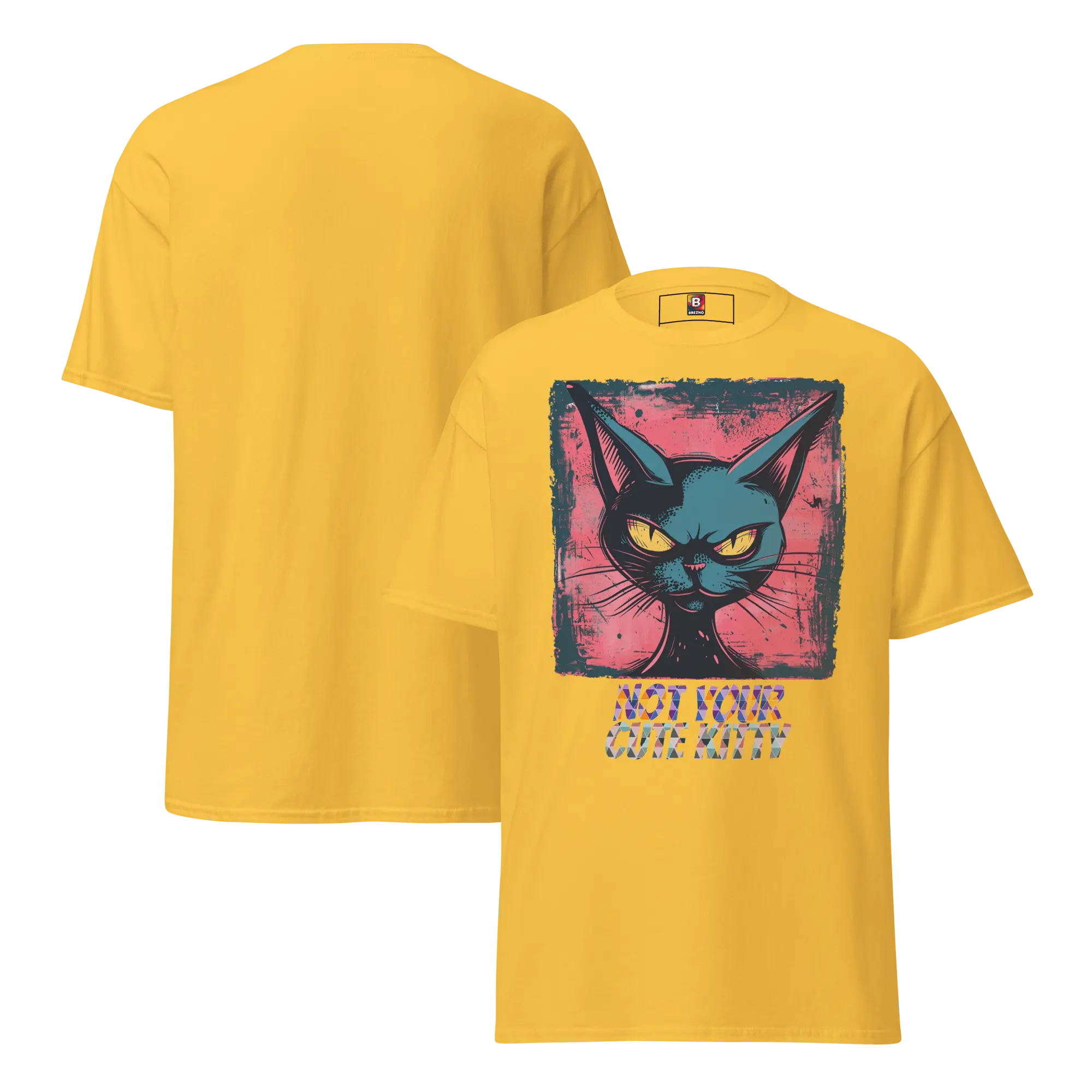 Not Your Cute Kitty - Freches Katzen T-Shirt für Damen & Herren | Lustig, stylisch und auffällig von Brezno 