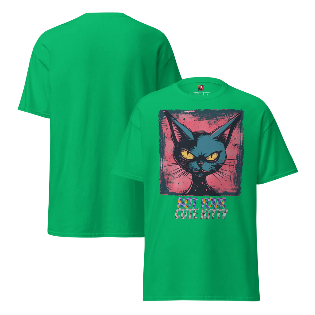 Not Your Cute Kitty - Freches Katzen T-Shirt für Damen & Herren | Lustig, stylisch und auffällig von Brezno 