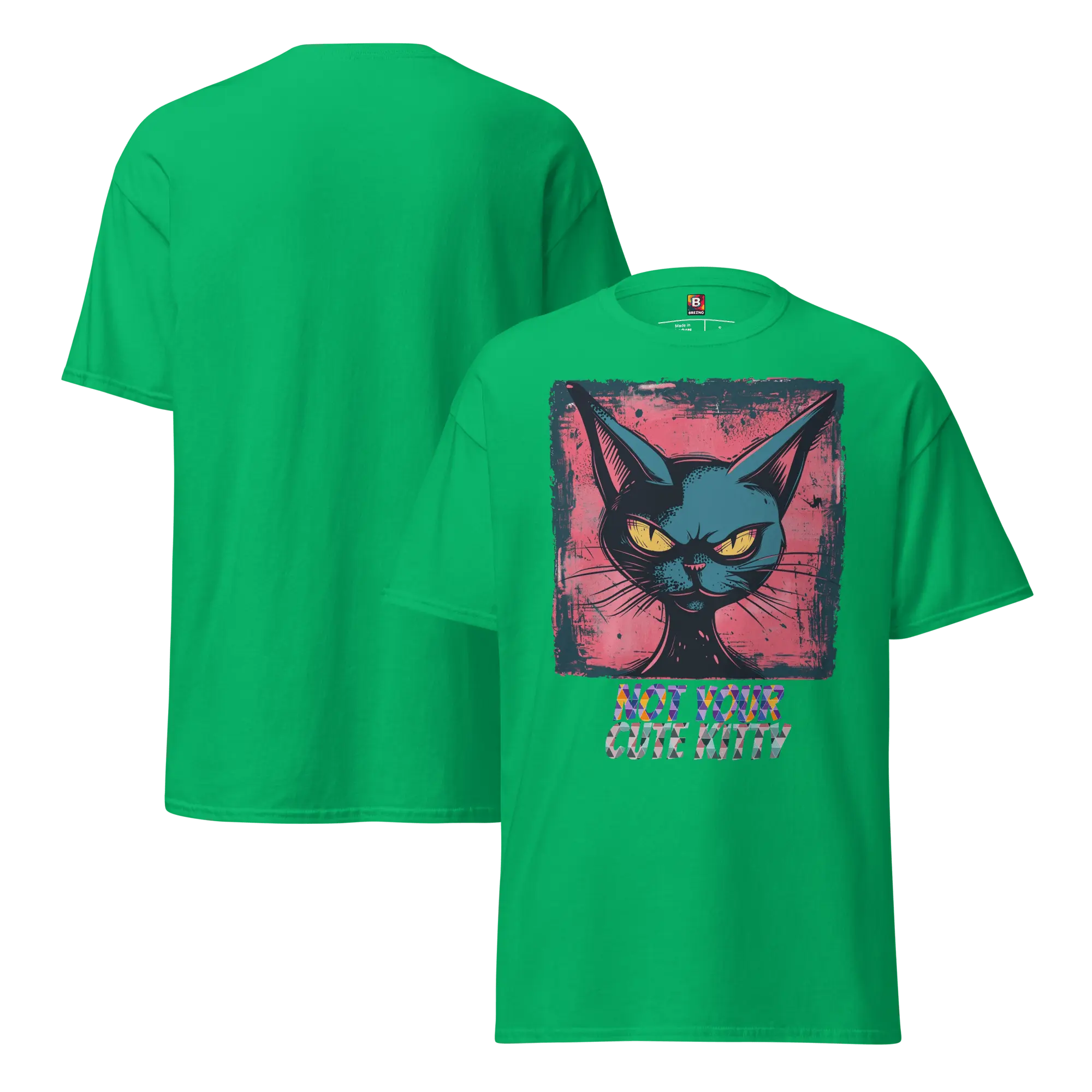 Not Your Cute Kitty - Freches Katzen T-Shirt für Damen & Herren | Lustig, stylisch und auffällig von Brezno 