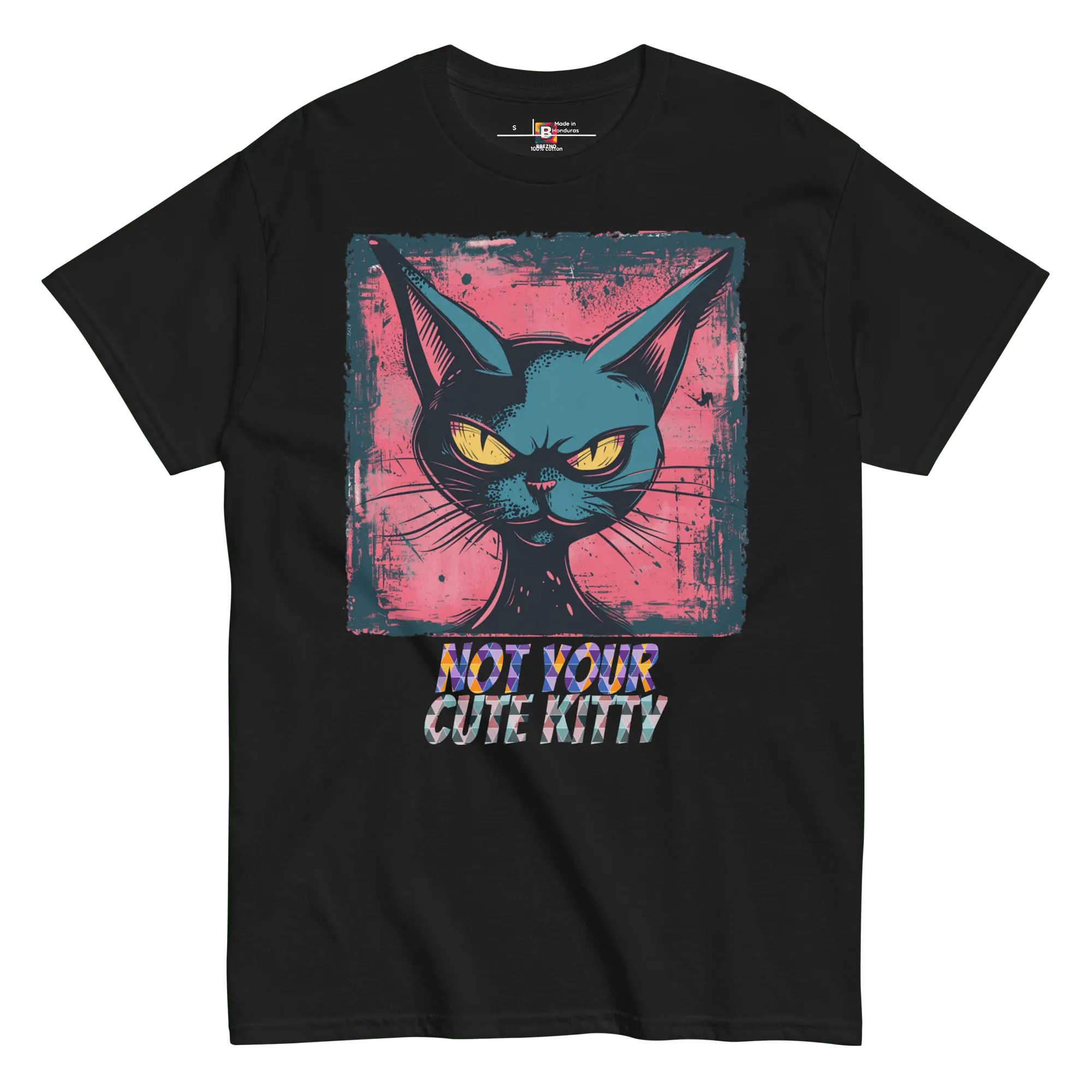 Not Your Cute Kitty - Freches Katzen T-Shirt für Damen & Herren | Lustig, stylisch und auffällig von Brezno 