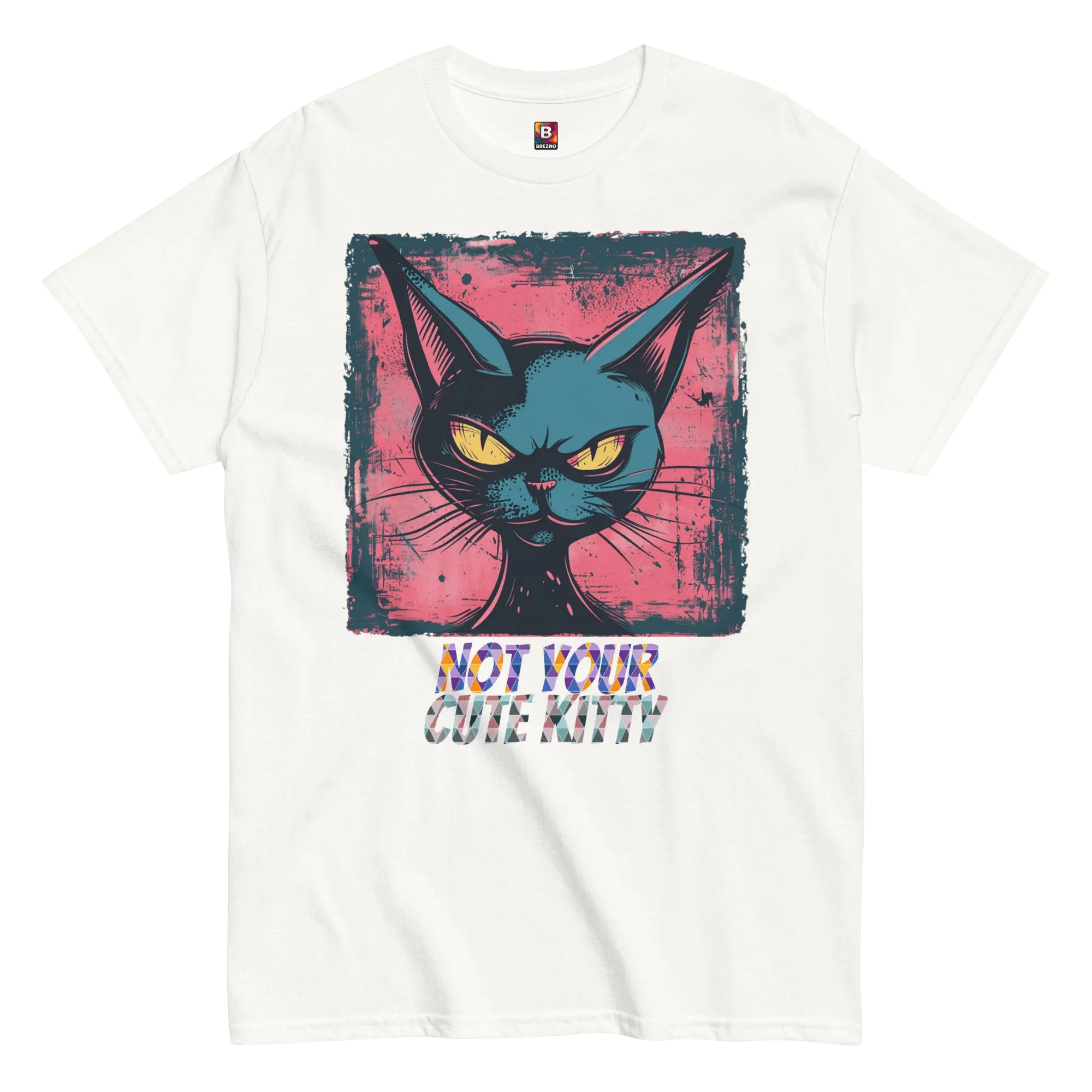 Not Your Cute Kitty - Freches Katzen T-Shirt für Damen & Herren | Lustig, stylisch und auffällig von Brezno 