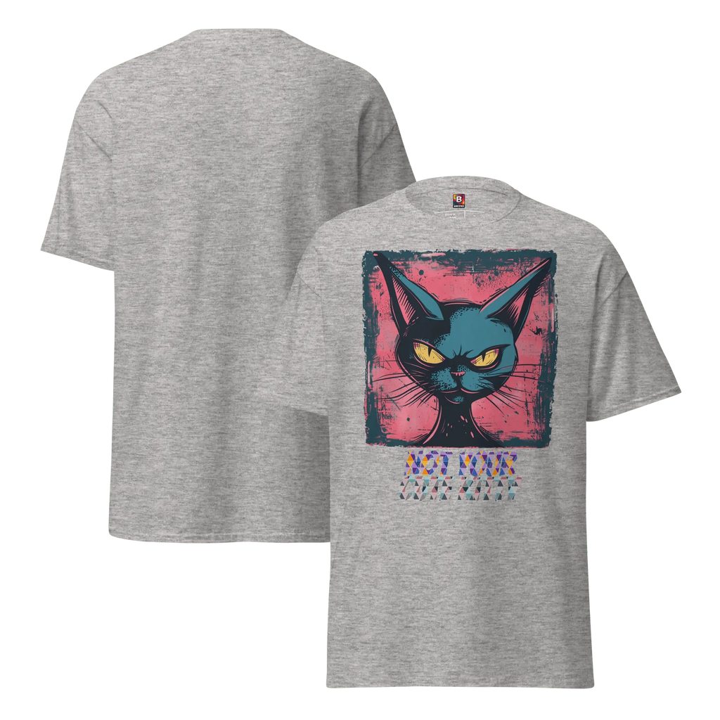Not Your Cute Kitty - Freches Katzen T-Shirt für Damen & Herren | Lustig, stylisch und auffällig von Brezno 
