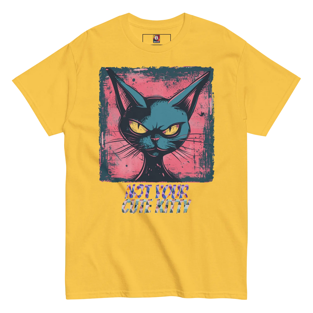 Not Your Cute Kitty - Freches Katzen T-Shirt für Damen & Herren | Lustig, stylisch und auffällig von Brezno 