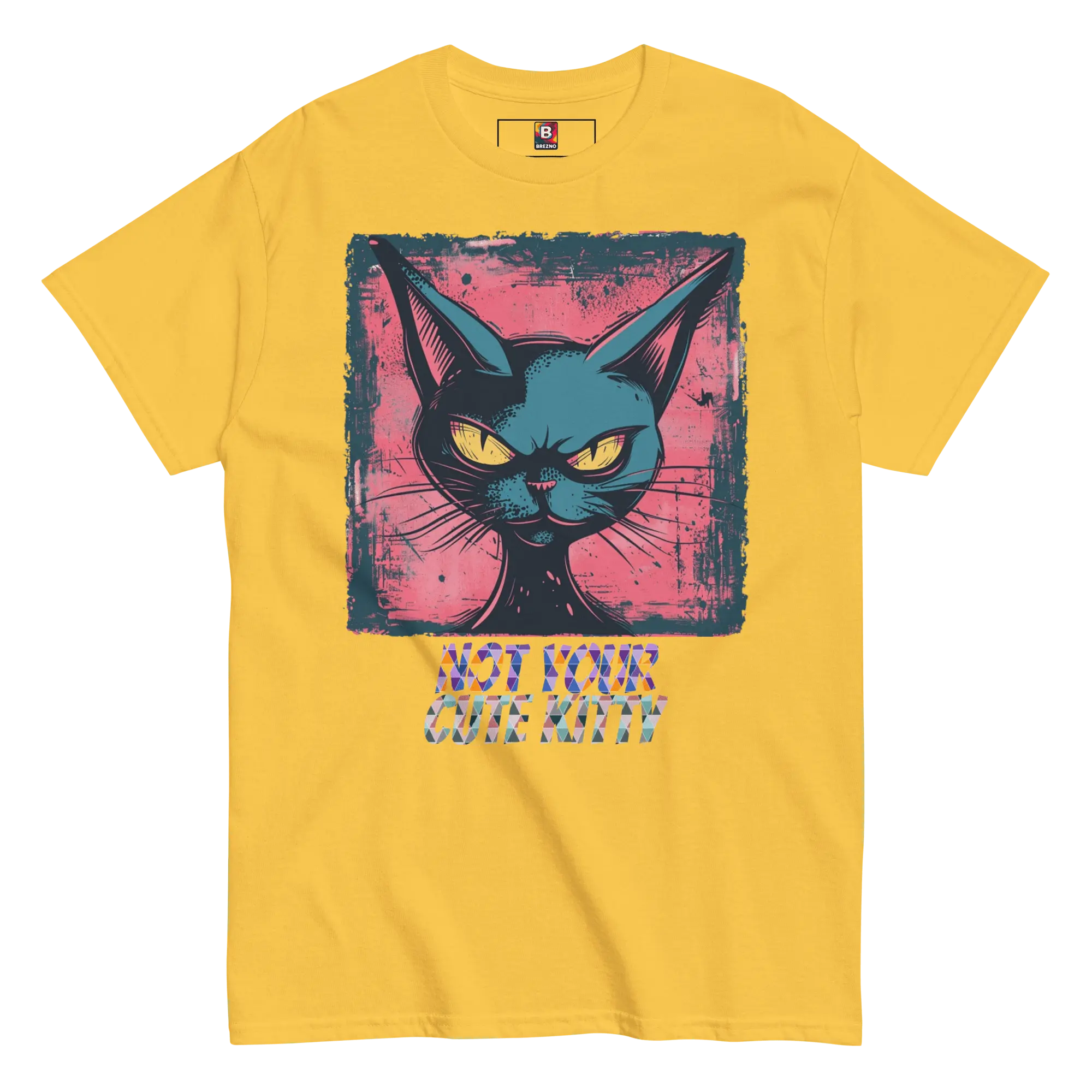 Not Your Cute Kitty - Freches Katzen T-Shirt für Damen & Herren | Lustig, stylisch und auffällig von Brezno 