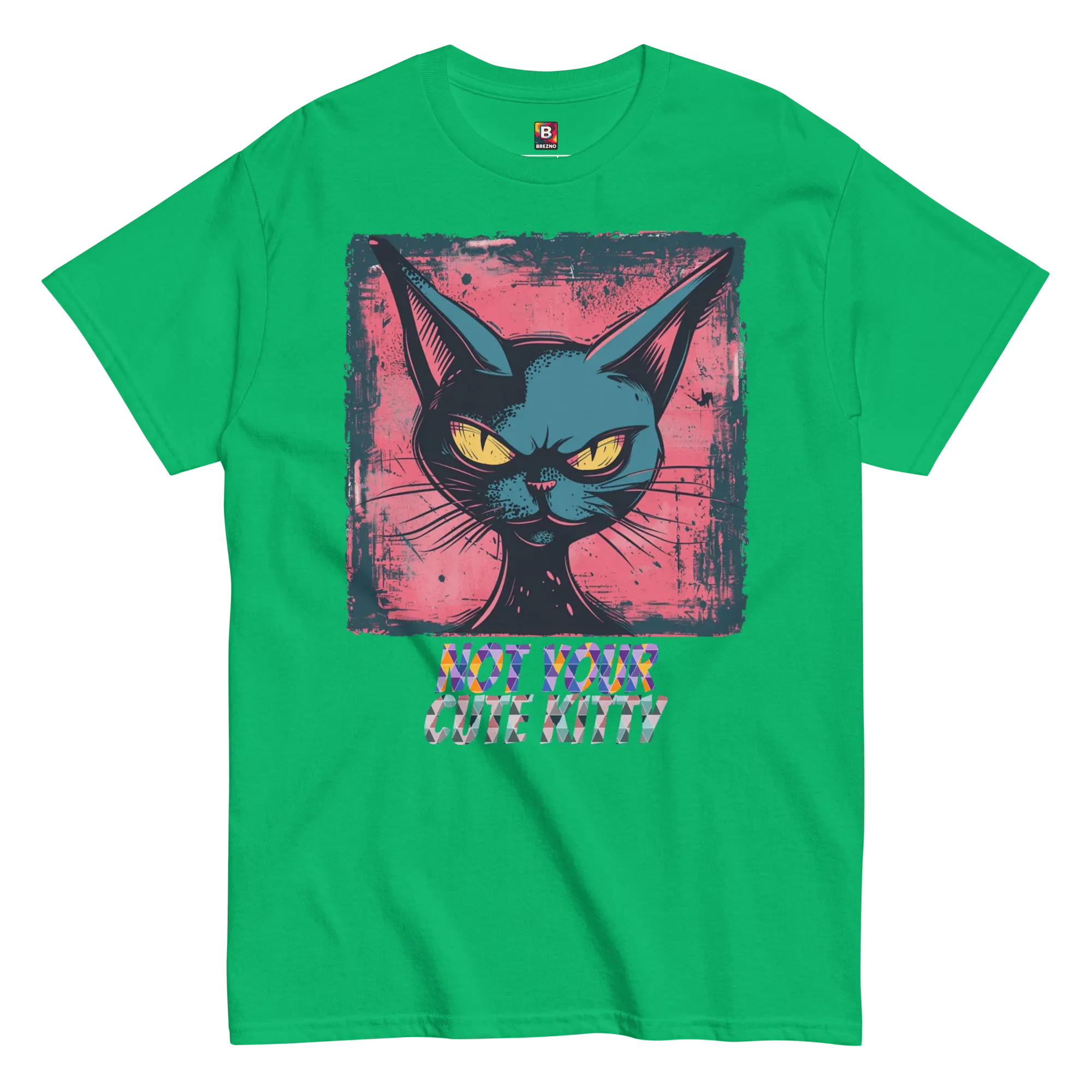 Not Your Cute Kitty - Freches Katzen T-Shirt für Damen & Herren | Lustig, stylisch und auffällig von Brezno 