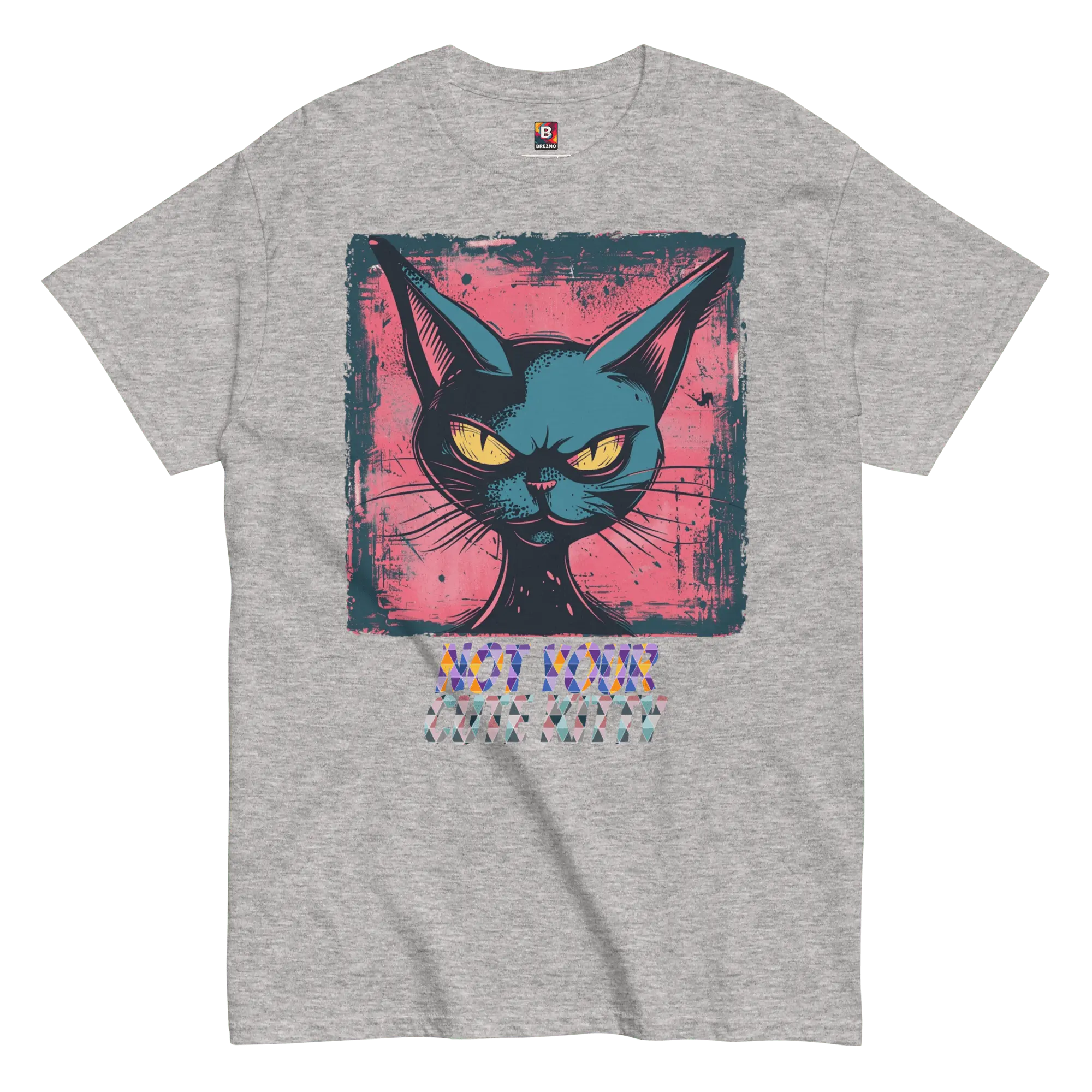 Not Your Cute Kitty - Freches Katzen T-Shirt für Damen & Herren | Lustig, stylisch und auffällig von Brezno 
