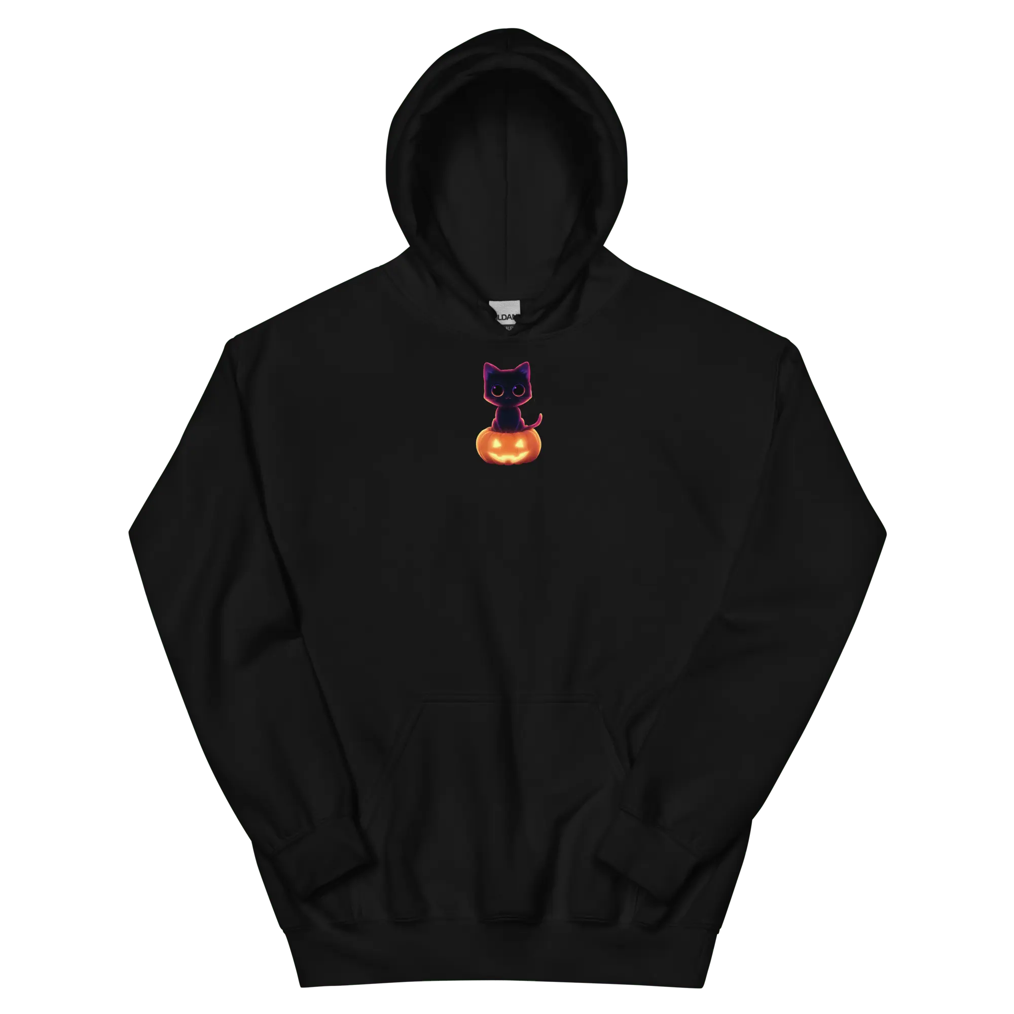 Pumpkin Skull Hoodie – Halloween Kapuzenpullover mit Kürbis Schädel von Brezno 