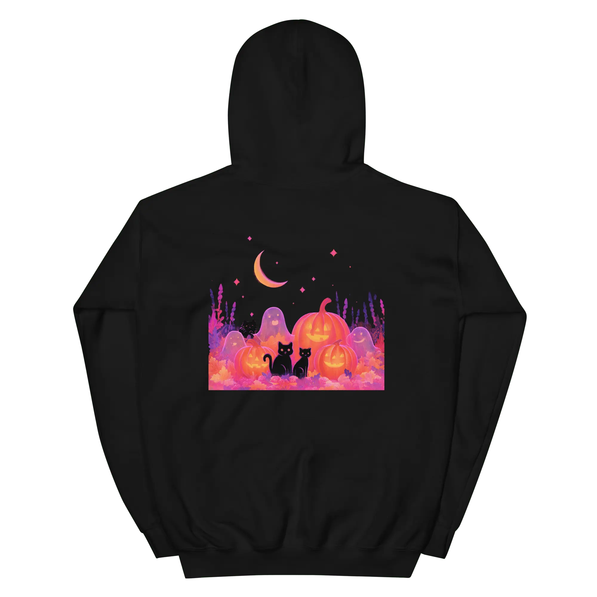 Pumpkin Skull Hoodie – Halloween Kapuzenpullover mit Kürbis Schädel von Brezno 