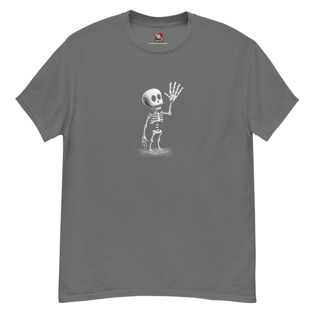 Skeleton Dance T-Shirt - Lustiges Halloween Totenkopf Shirt von Brezno 